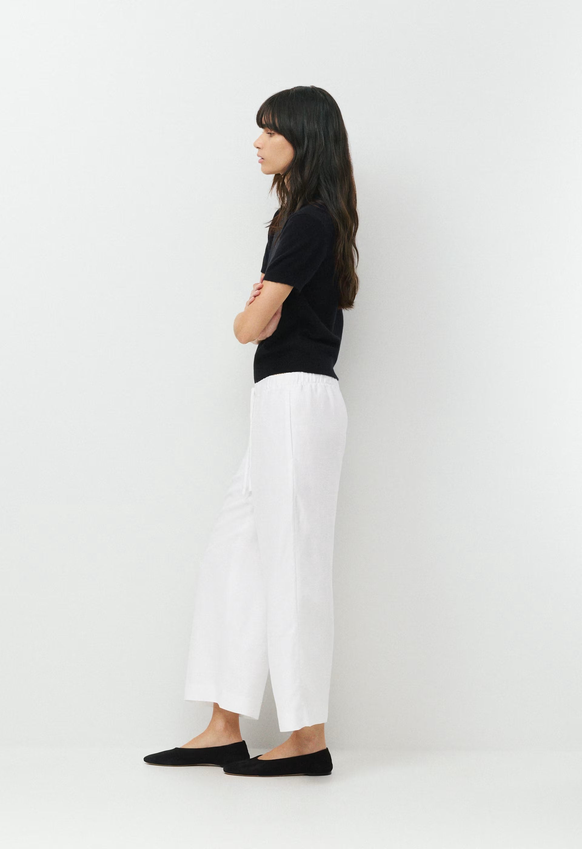 The Lodge Pant™ Cropped - CruiseLinen™ - WHITE