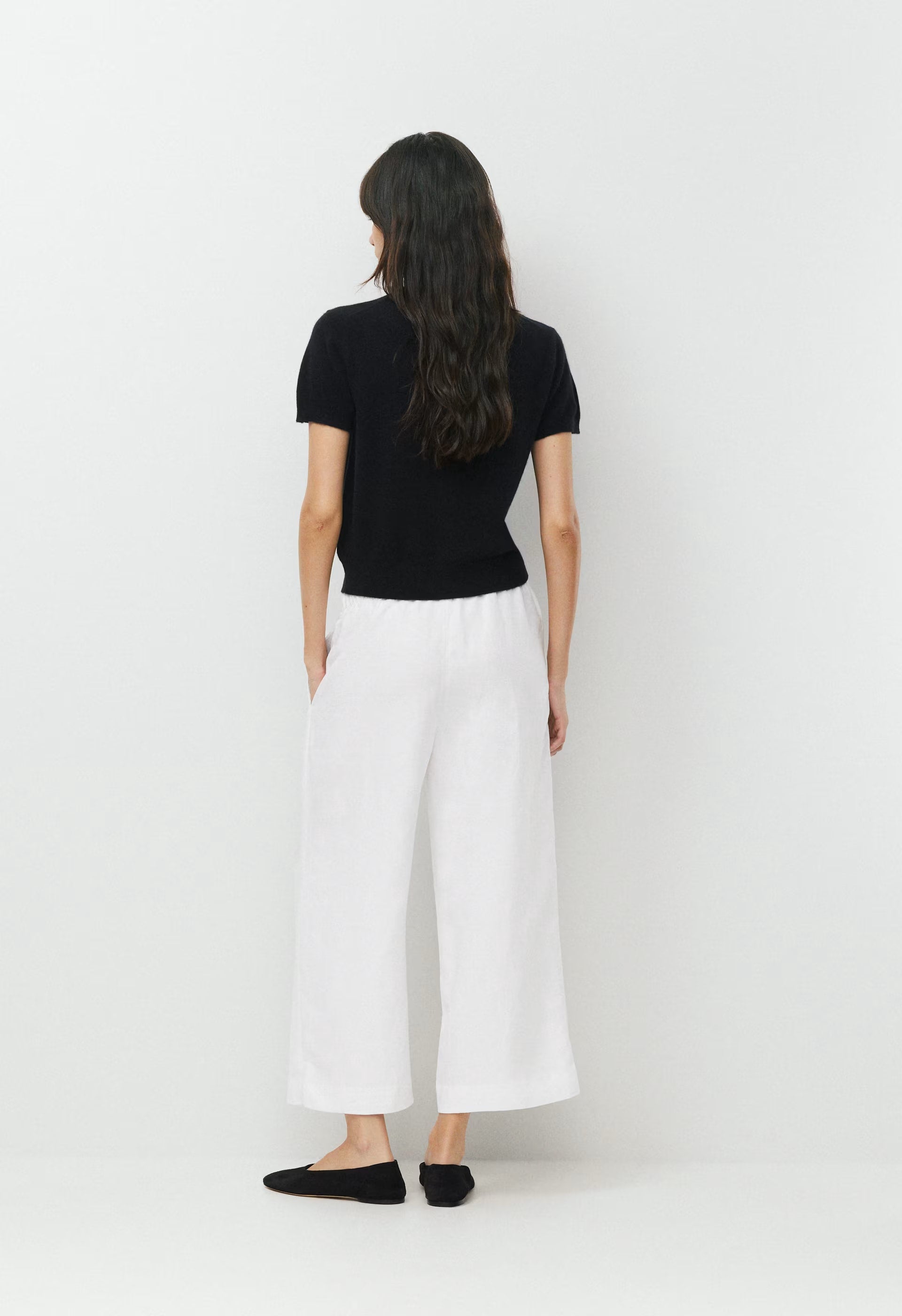 The Lodge Pant™ Cropped - CruiseLinen™ - WHITE