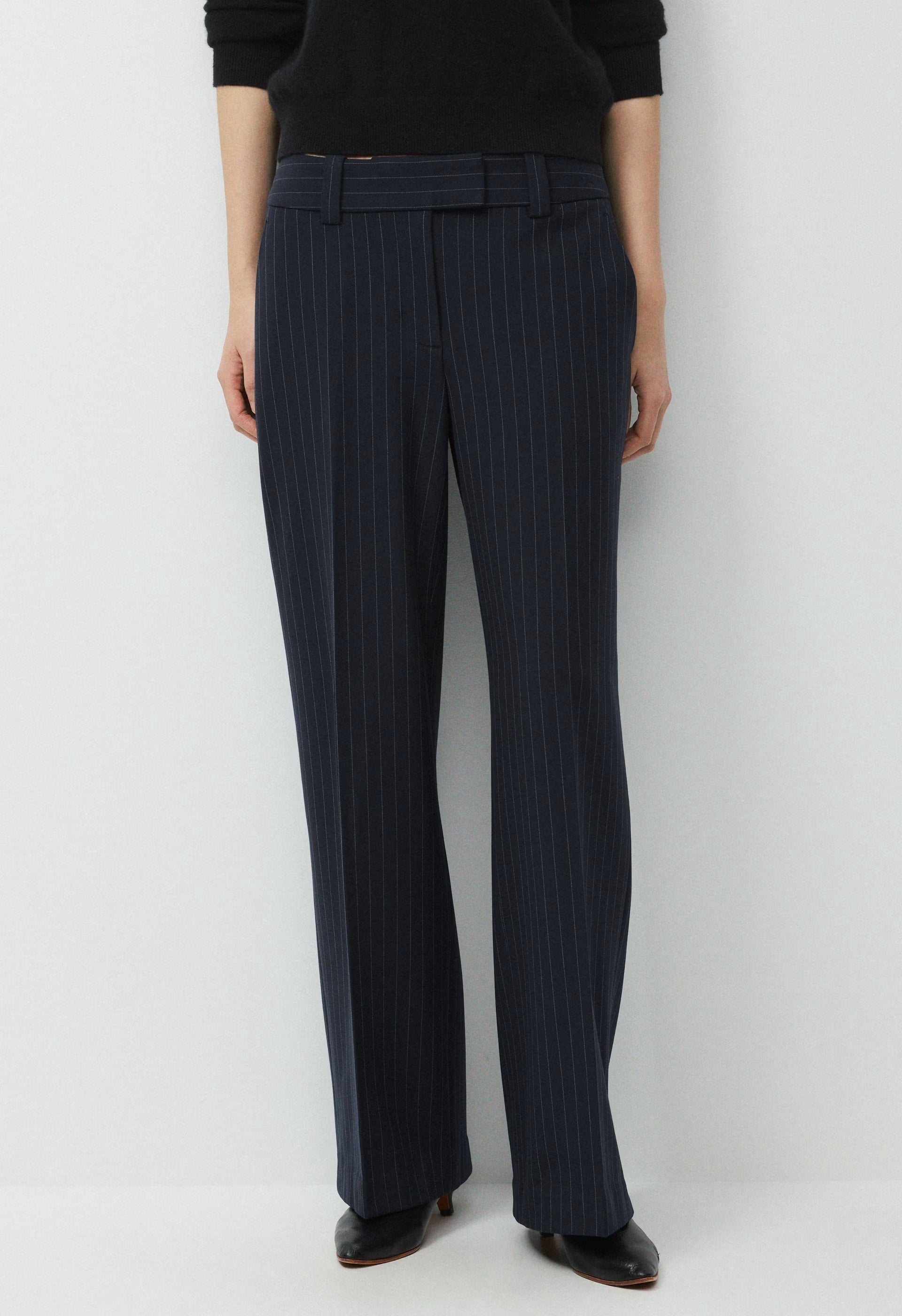Seville Pant - BLK STRP DK NT NVY/GRY