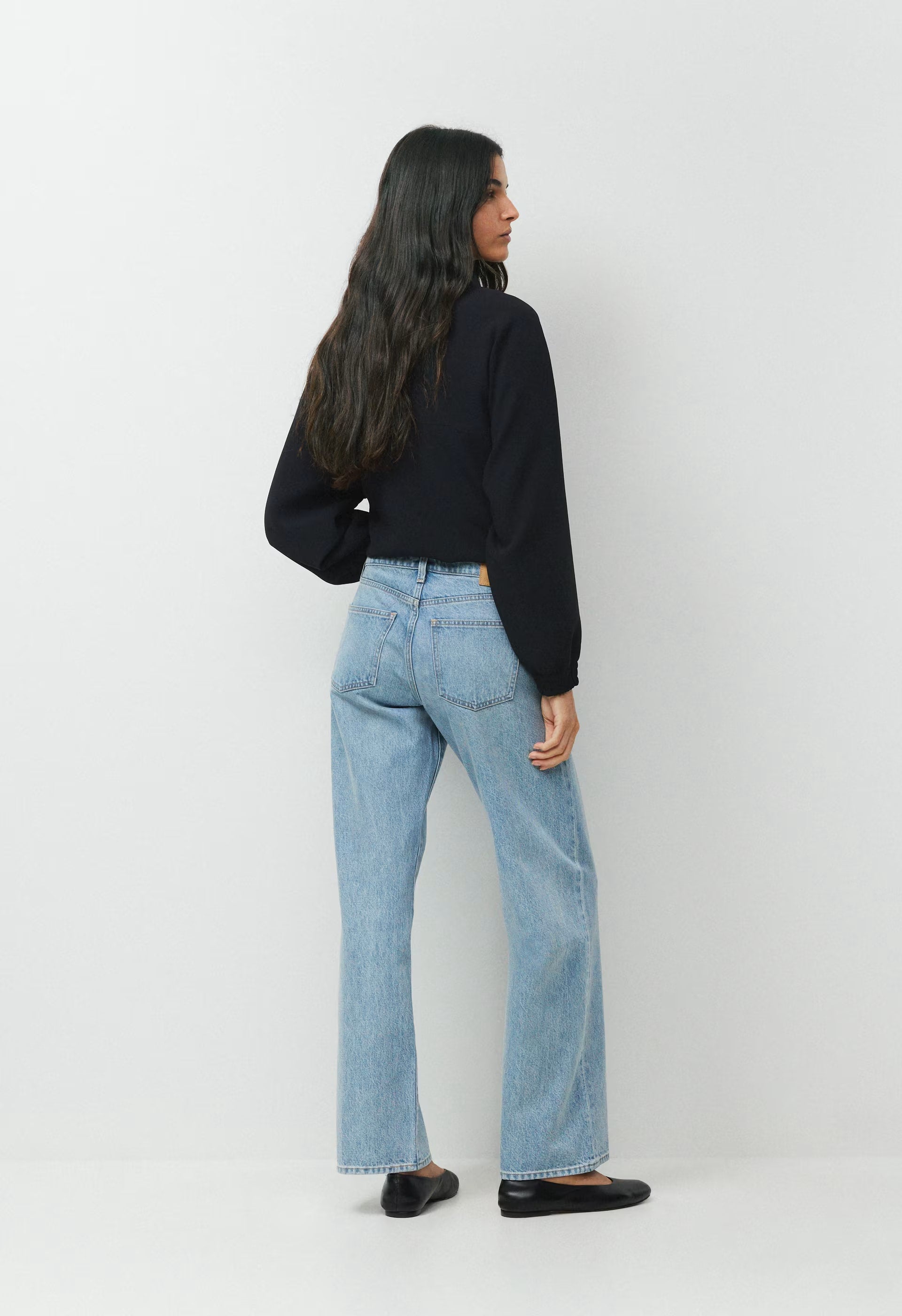 Denim Forum The ‘90s Relaxed Ultra Lo-Rise Wide Jean - 7 YRS BLEU TABOO