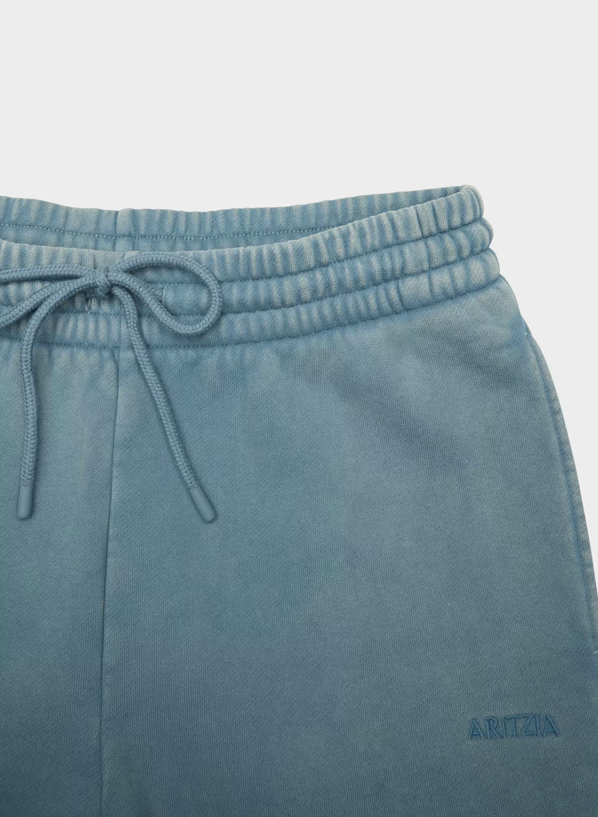 Cozy Sweatfleece Boyfriend Wide Sweatpant - LIVED-IN BLUE MIRAGE