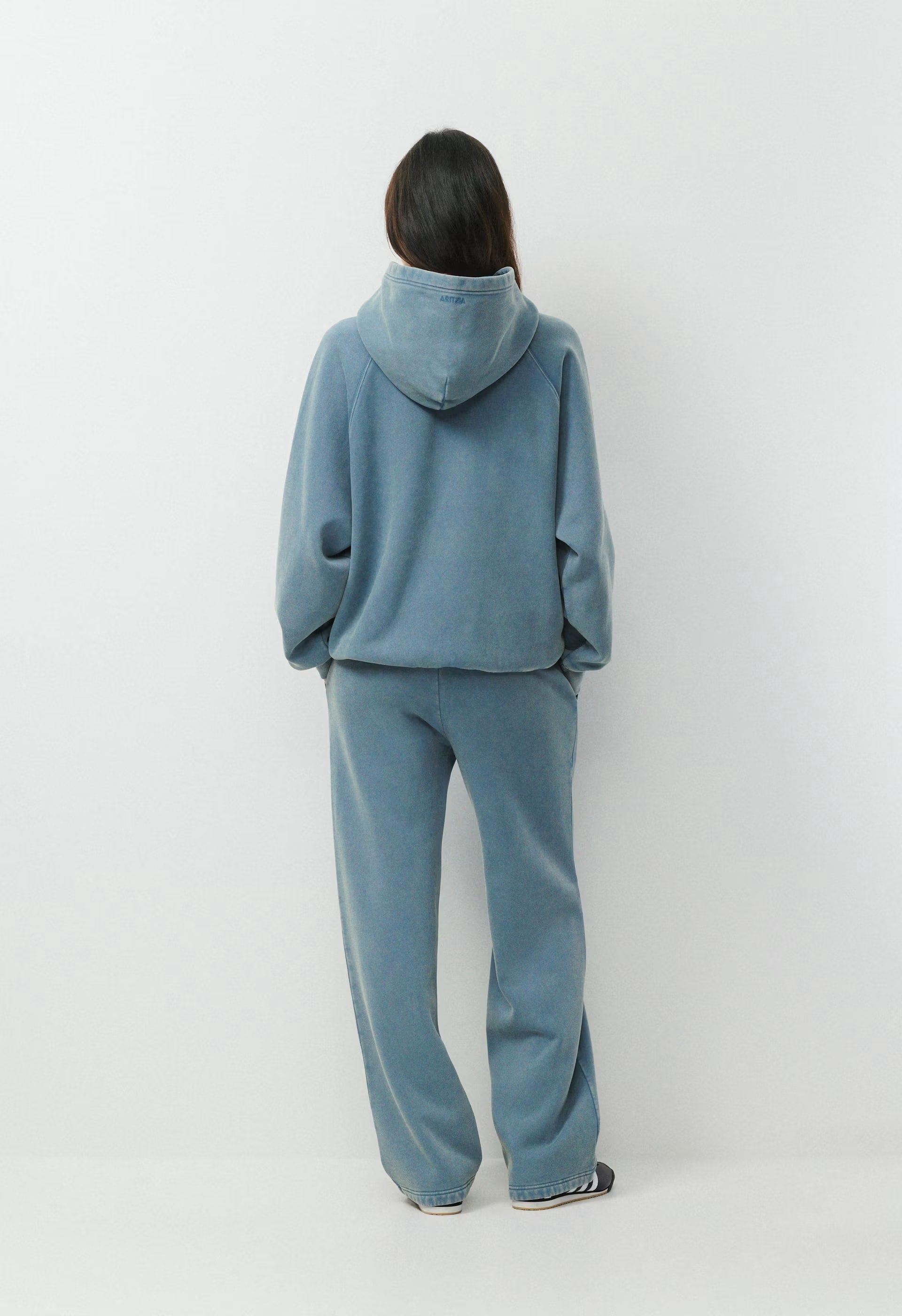 Cozy Sweatfleece Boyfriend Wide Sweatpant - LIVED-IN BLUE MIRAGE