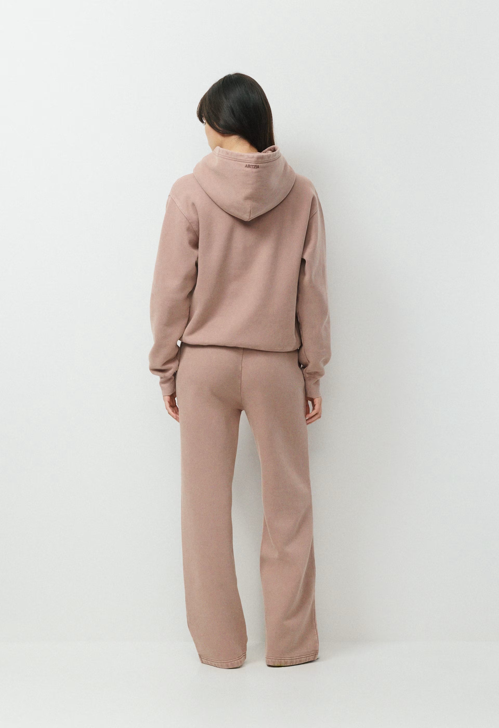 Cozy Sweatfleece Boyfriend Wide Sweatpant - LIVED-IN DUSTY MAUVE
