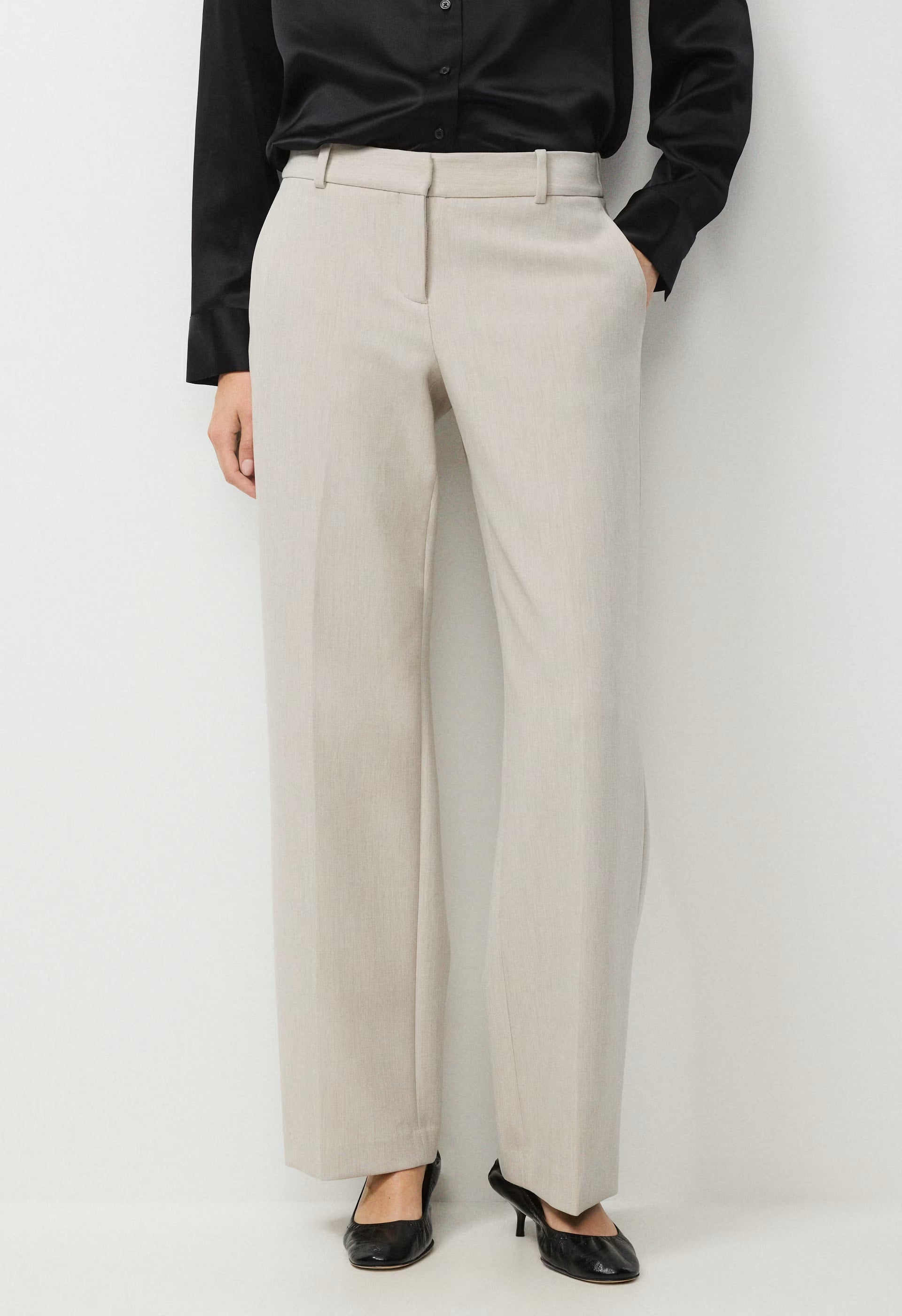New Agency Lo-Rise Pant - Eversential™ - HEATHER MATTE PEARL