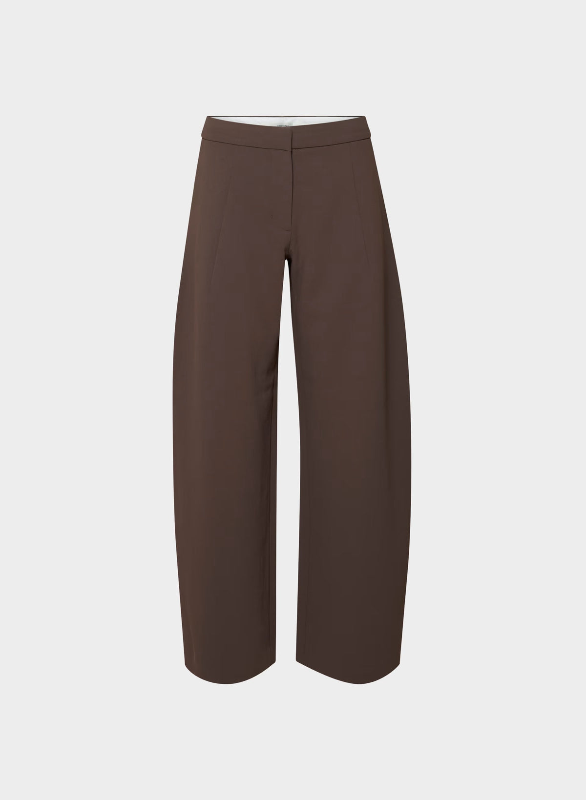 Helix Barrel Pant - Crepette™ - RICH MOCHA BROWN