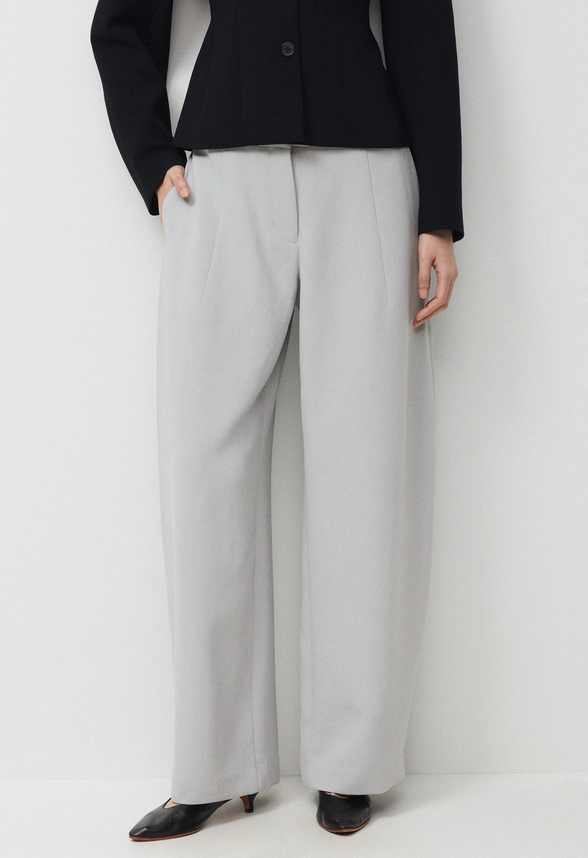 Helix Barrel Pant - Crepette™ - MONUMENT GREY