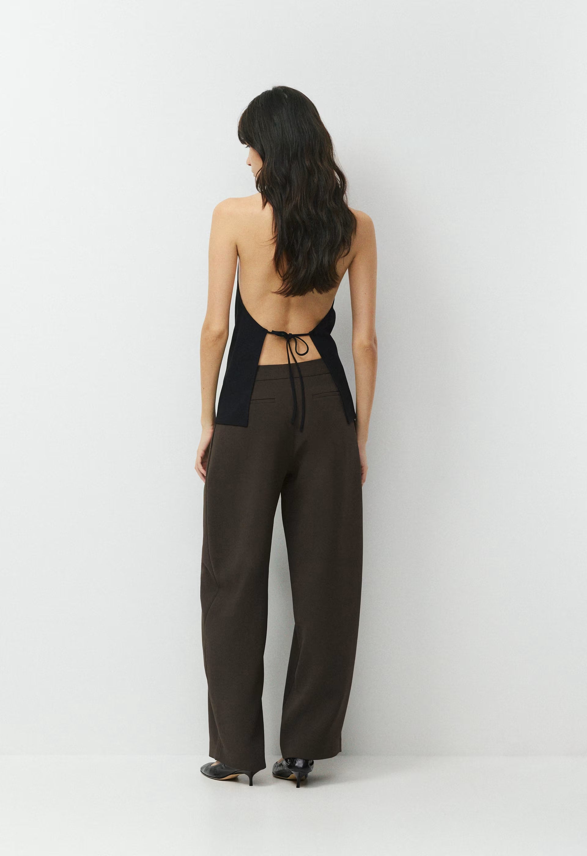 Helix Barrel Pant - Crepette™ - CACAO NIB BROWN