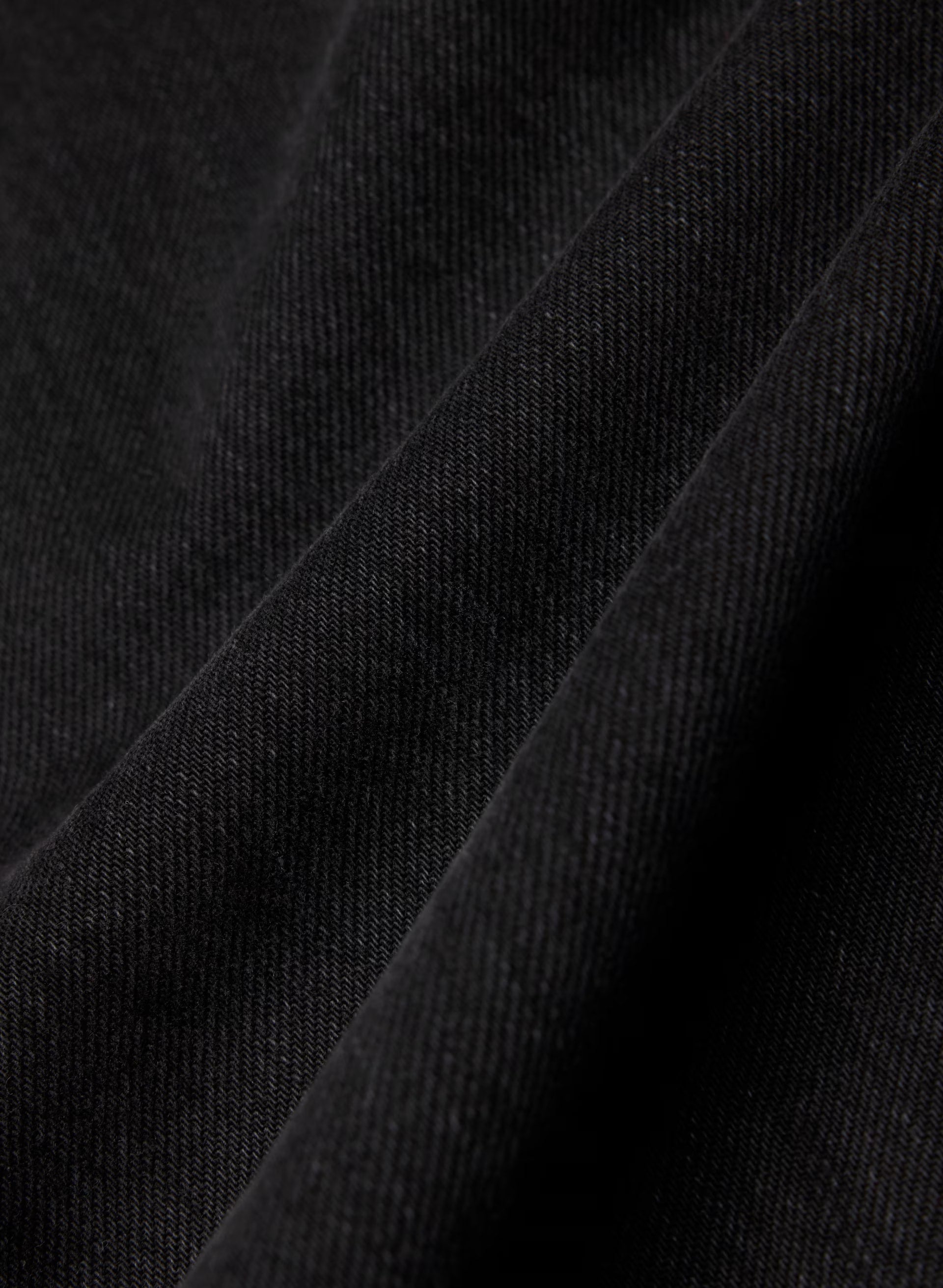 Denim Forum The ‘90s Relaxed Ultra Lo-Rise Wide Jean - BLACK EYELINER