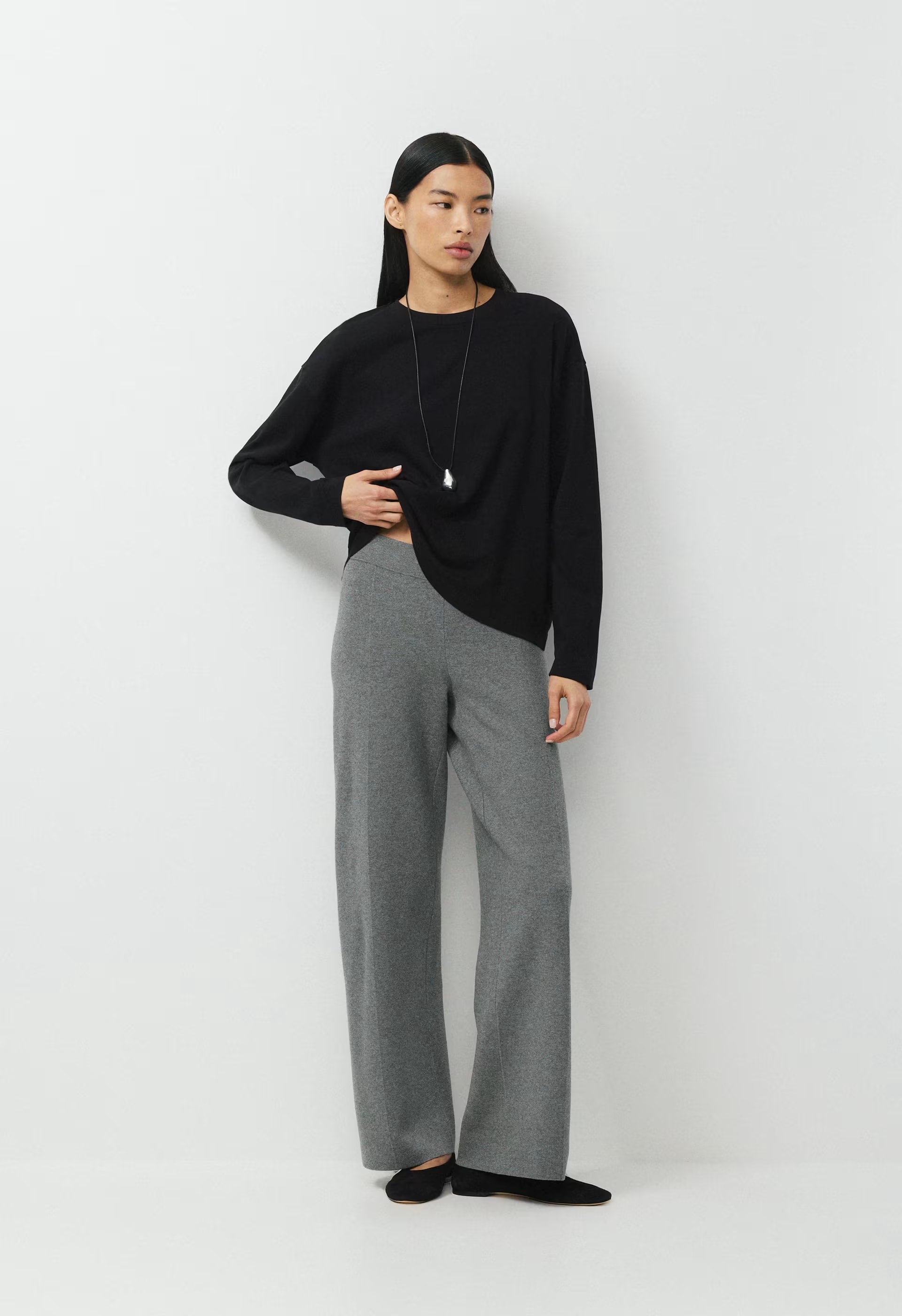 Souvenir Pant - Wonder Yarn - BLACK
