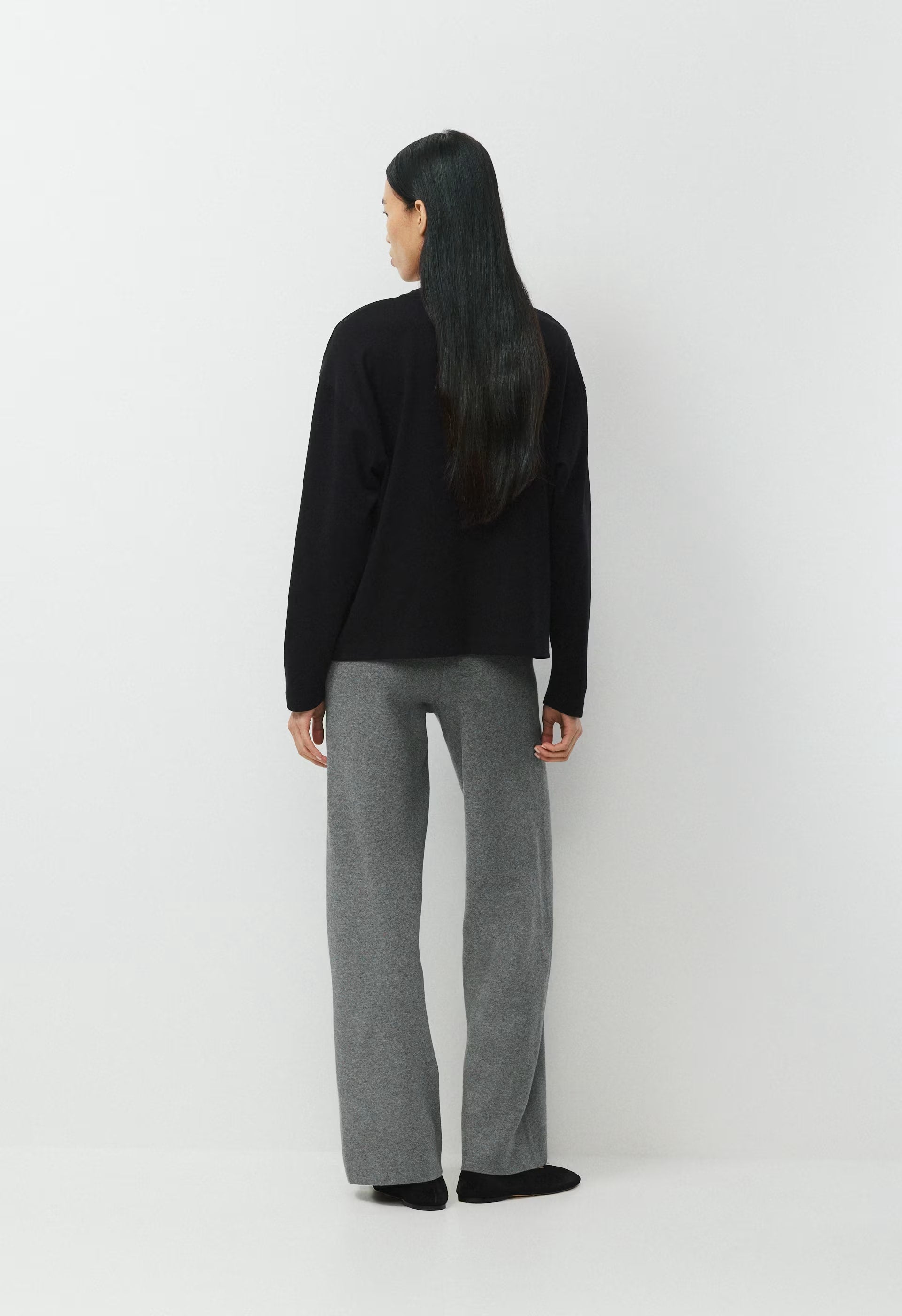Souvenir Pant - Wonder Yarn - LIGHT BIRCH/BLACK