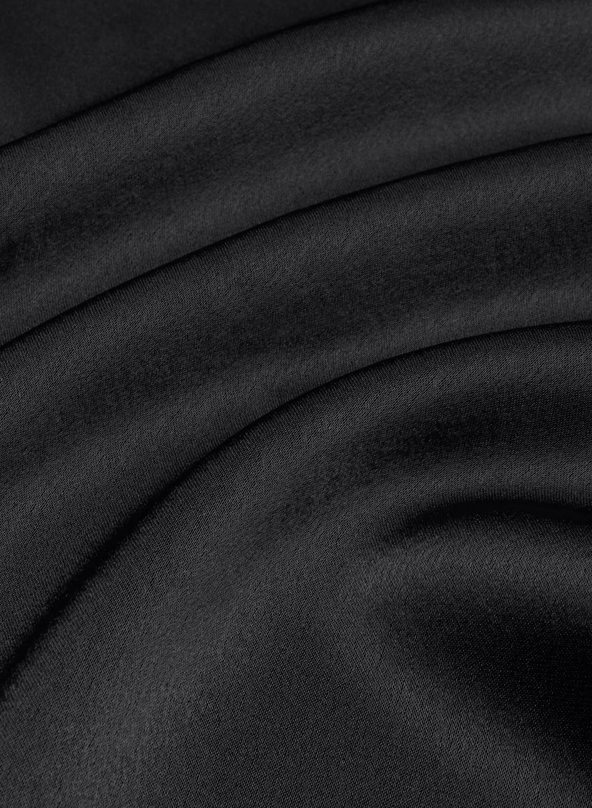 Archer Satin Pant - BLACK
