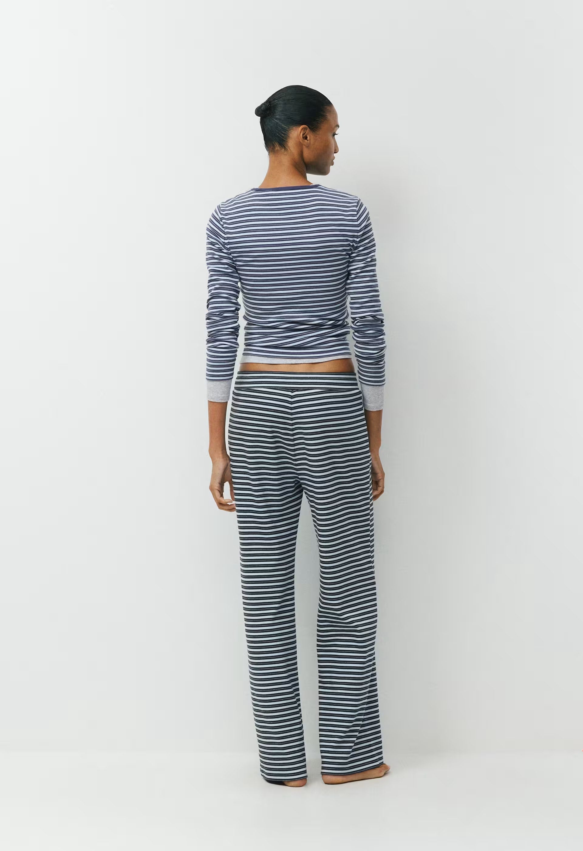 HomeStretch™ Rib Kickback Pant - ADMRL NAVY/RIPPLE BLUE