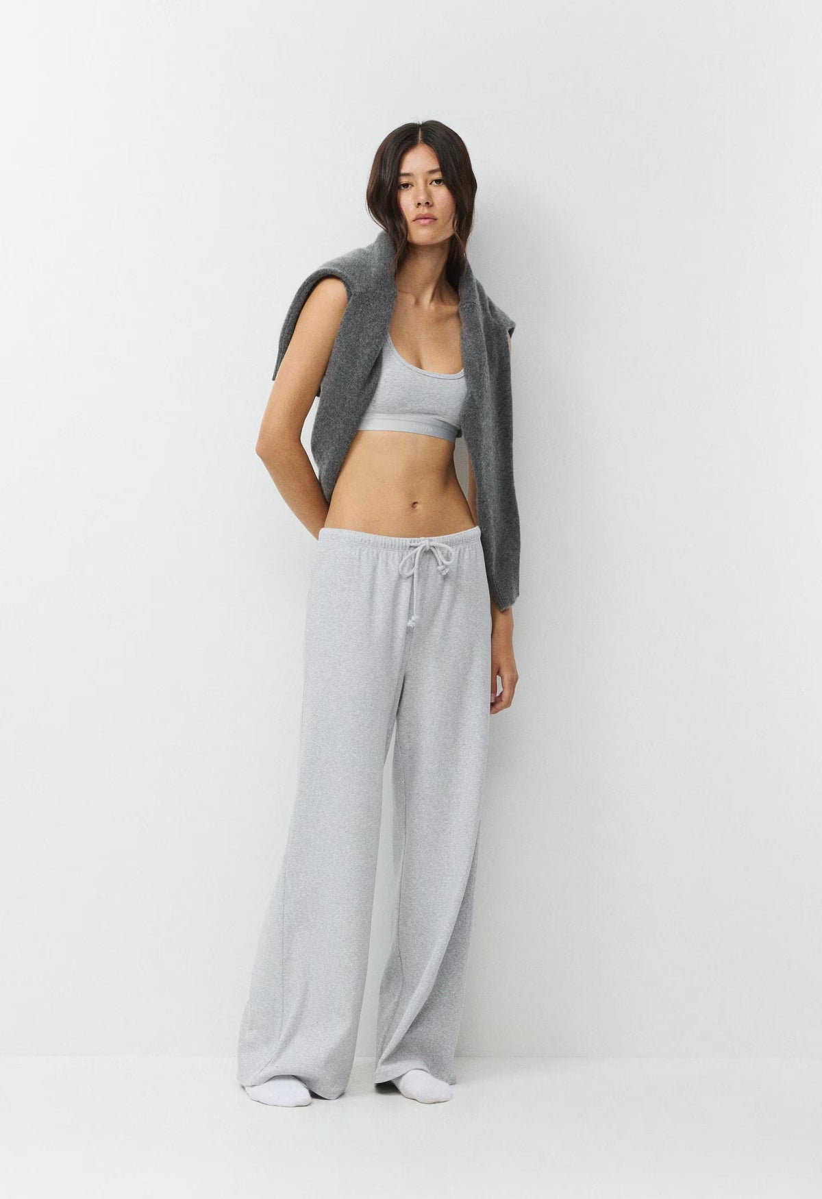 HomeStretch™ Rib Glide Pant - HEATHER CHROME