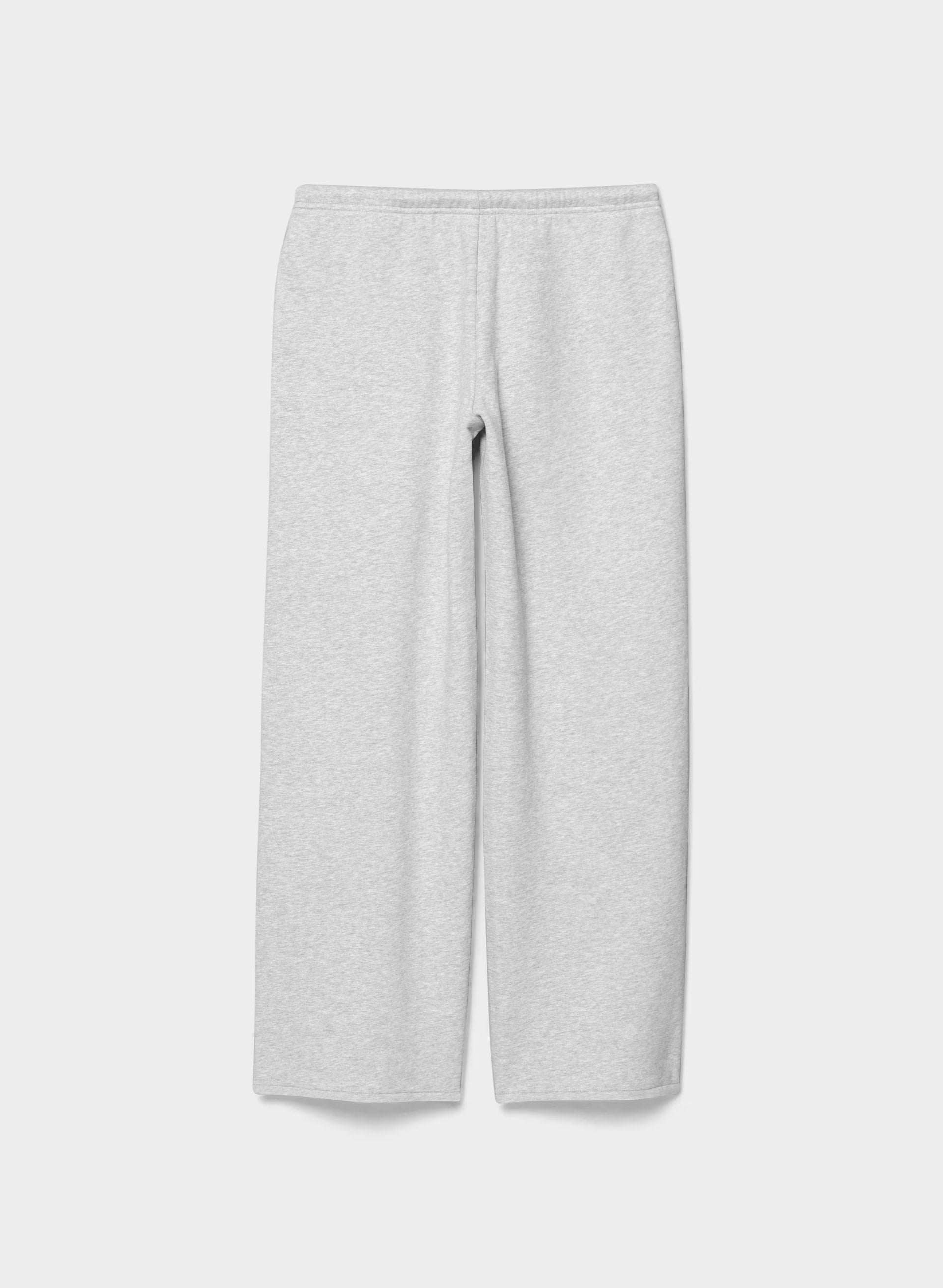 Cozy Sweatfleece Mega Flutter™ Straight Pant - HEATHER CHROME