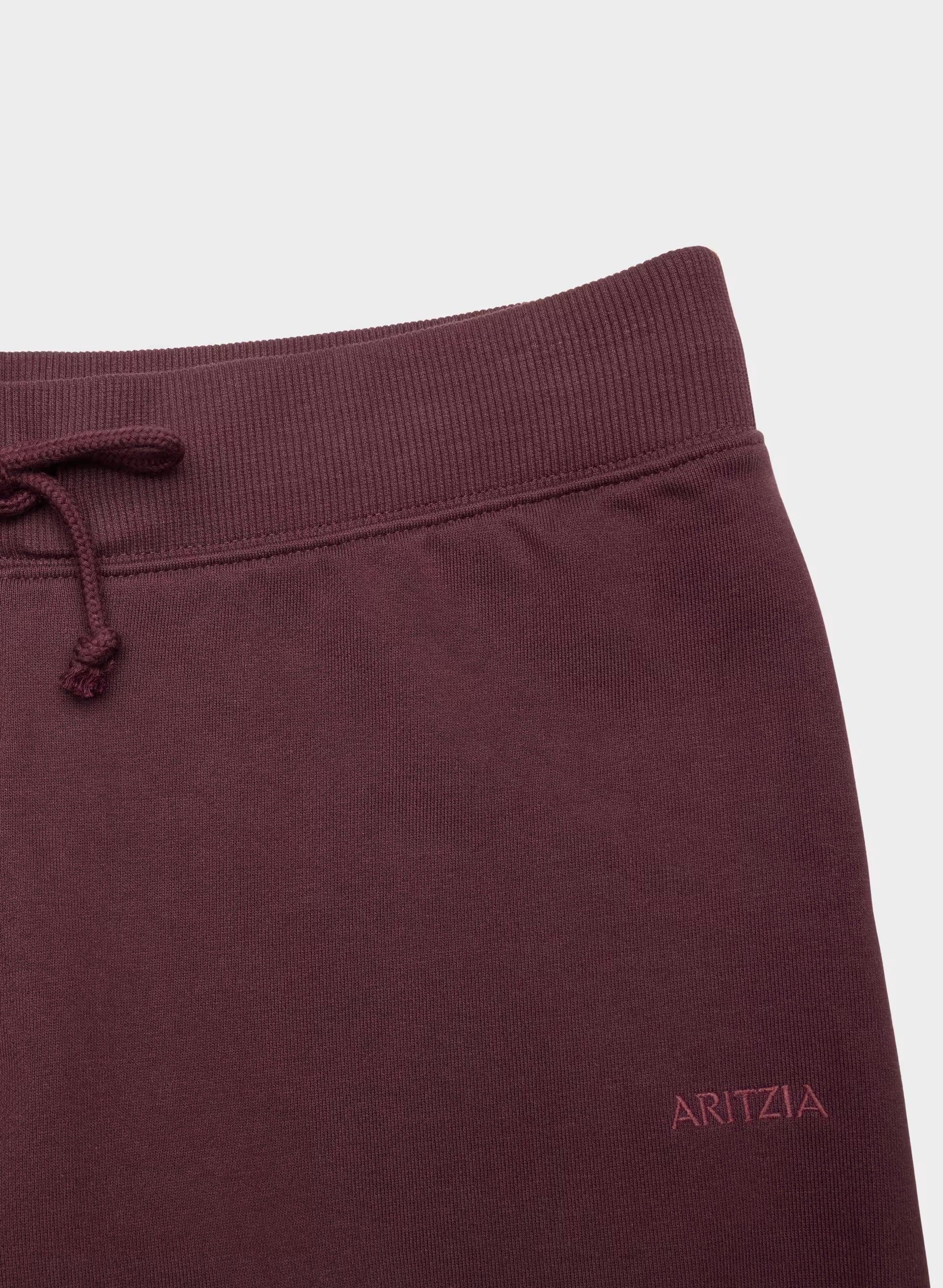 Terry Sweatfleece Perfect Banded Jogger - GALA PLUM