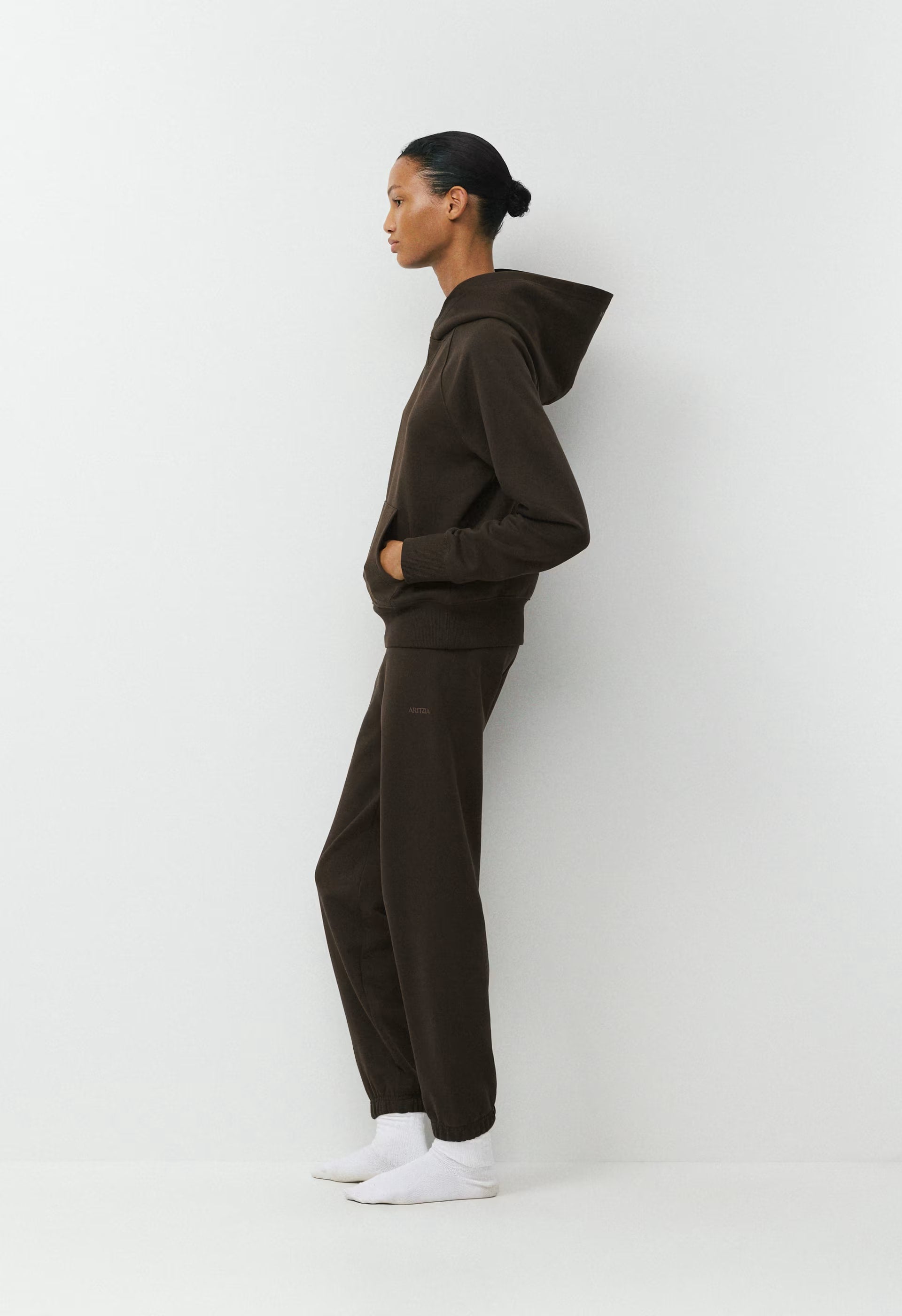 Terry Sweatfleece Perfect Banded Jogger - GALA PLUM