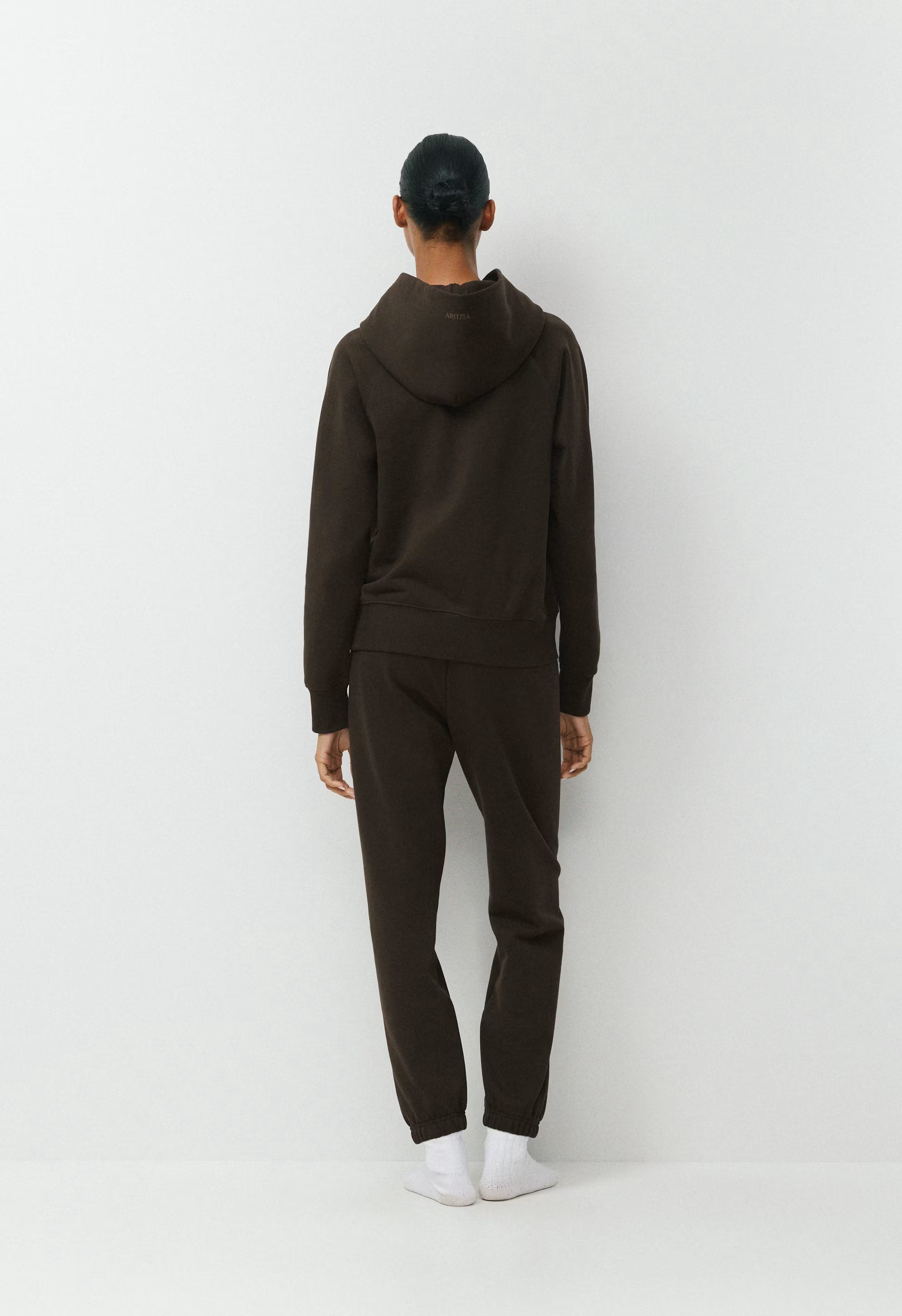 Terry Sweatfleece Perfect Banded Jogger - CACAO NIB BROWN