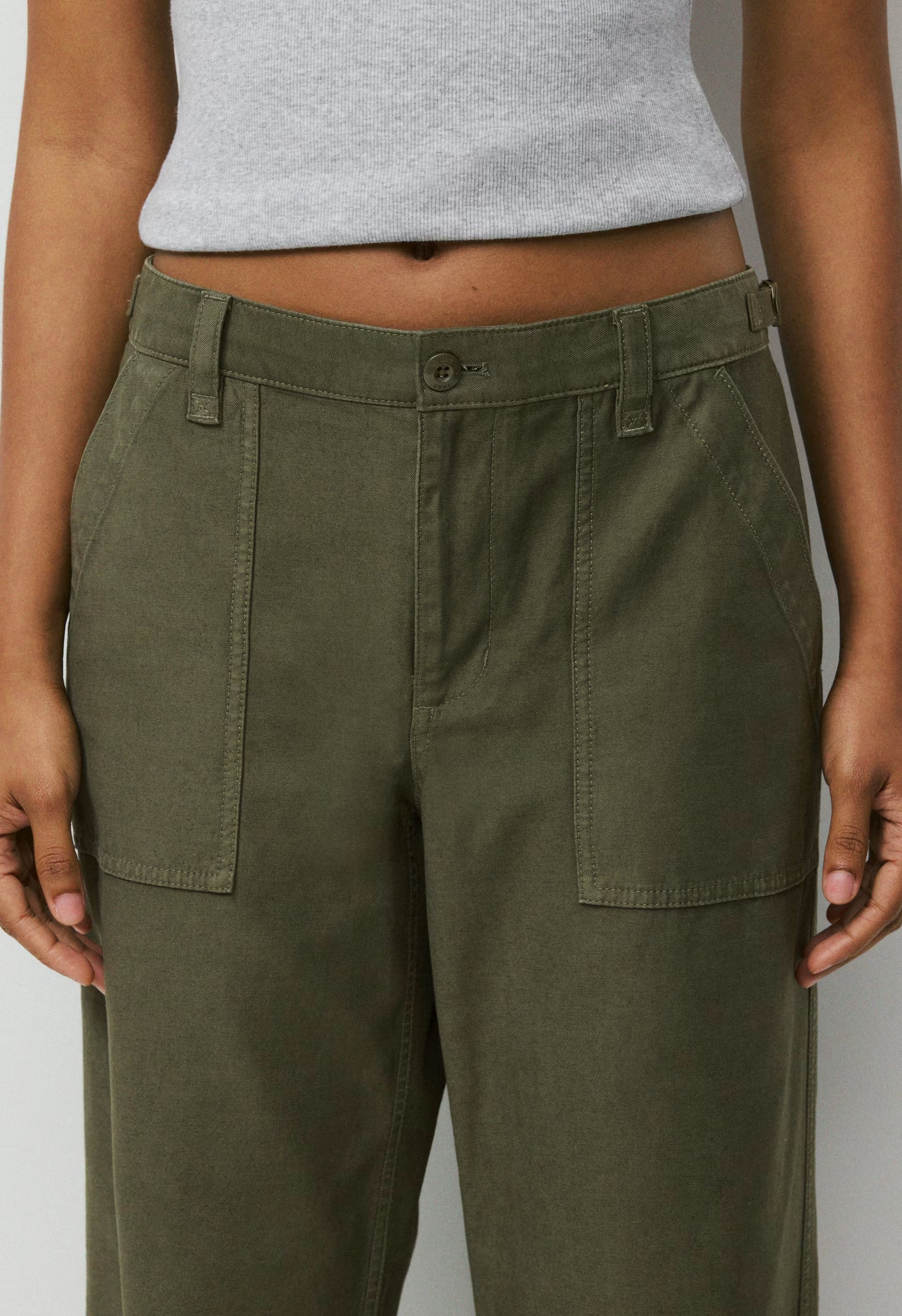 Saddle Pant - LIVED-IN DARK OLIVE