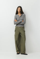 Inn Cargo Pant - LIVED-IN ARMY GREEN