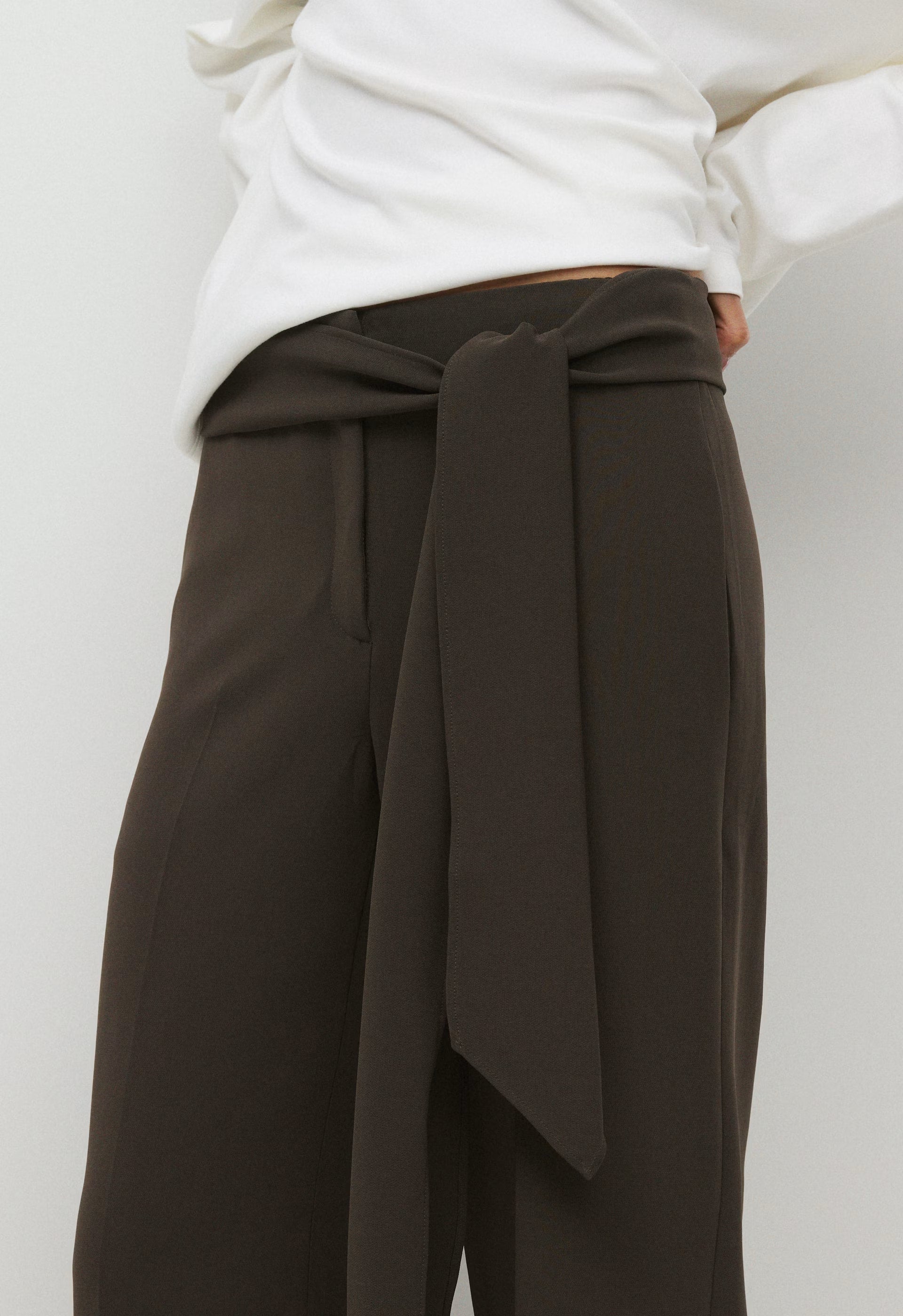 Daybreak Pant - Sway Crepe - DARK COFFEE