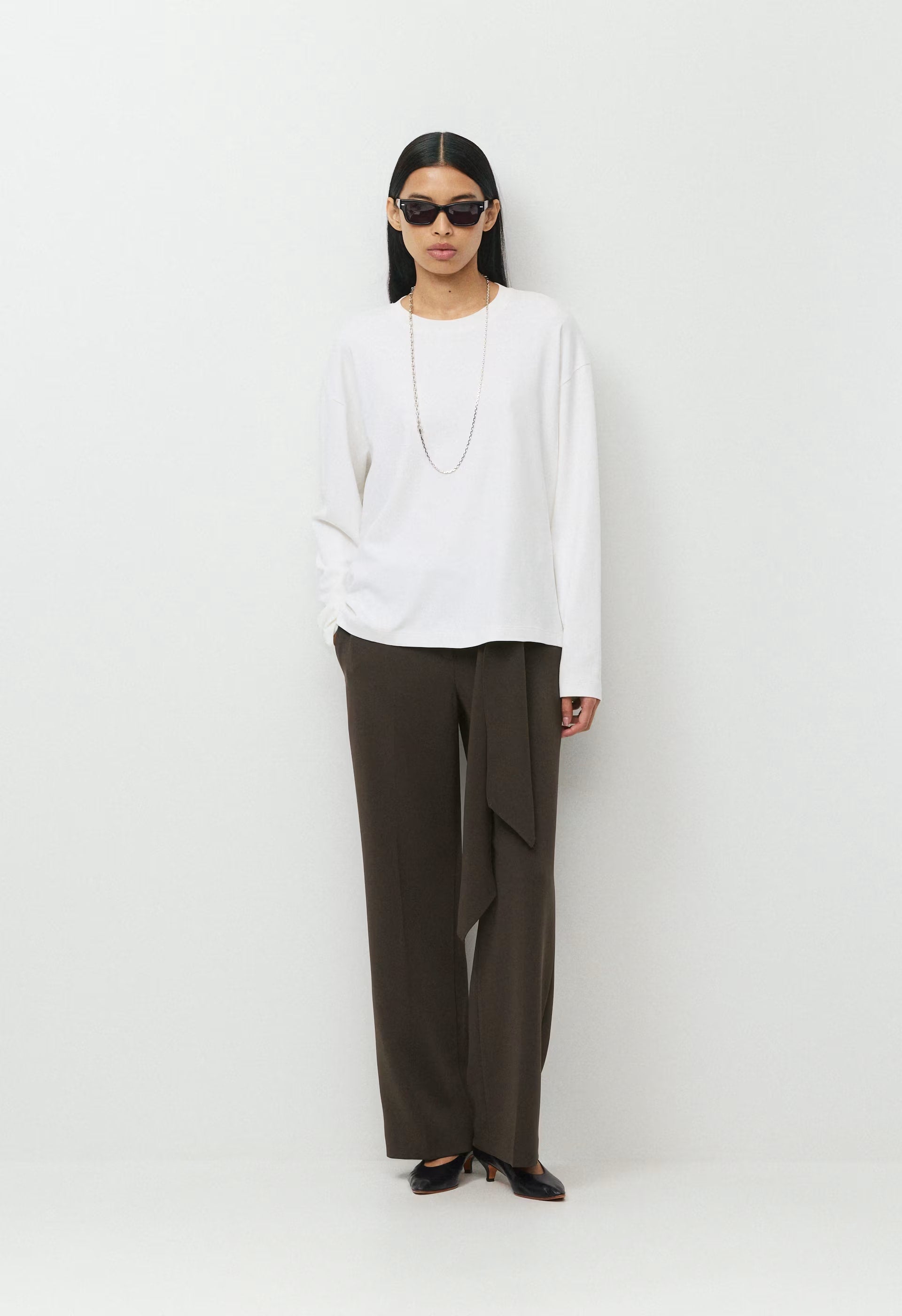 Daybreak Pant - Sway Crepe - DARK COFFEE