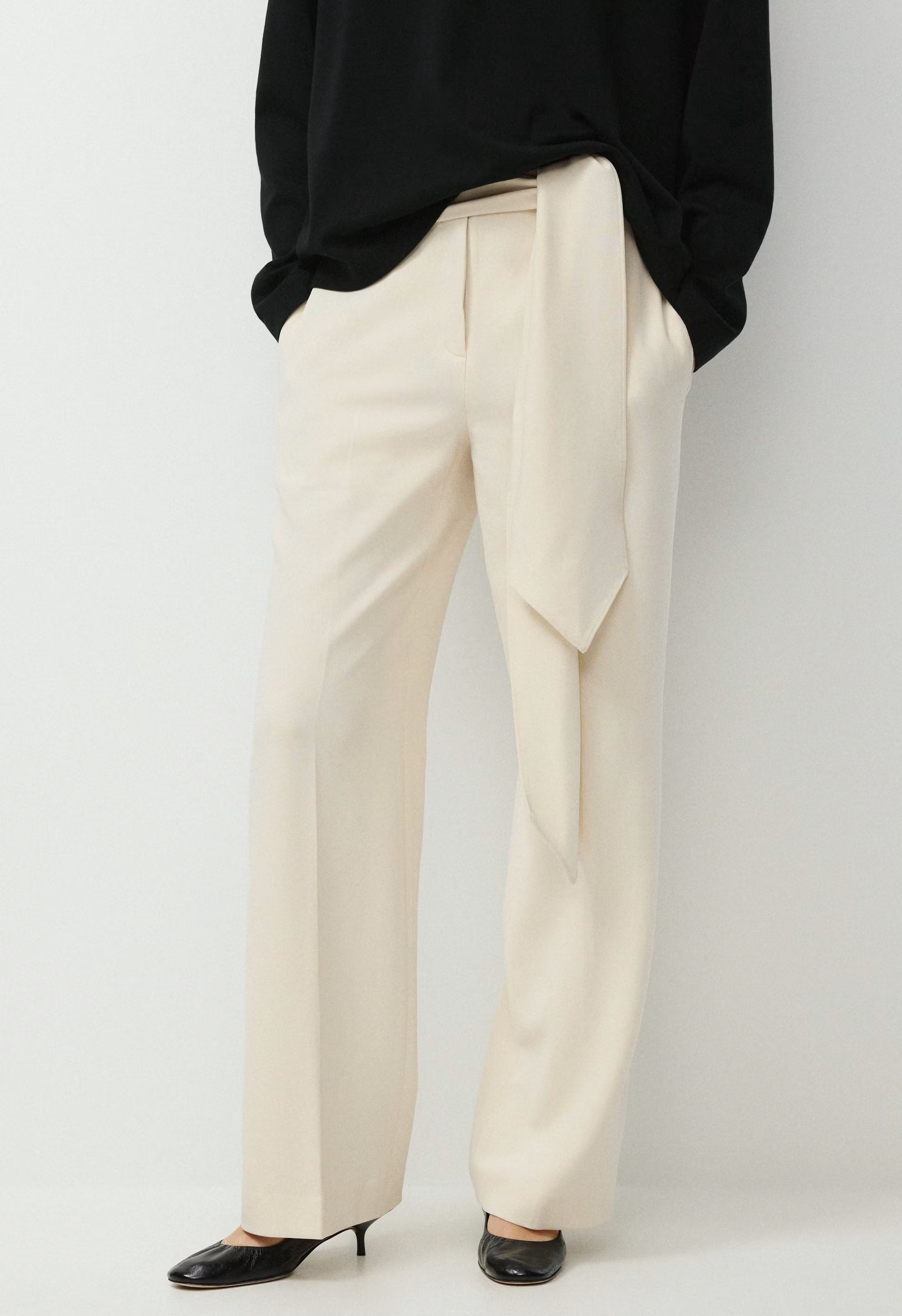 Daybreak Pant - Sway Crepe - SEASIDE CREAM