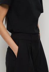 Milieu Wool Pant - BLACK