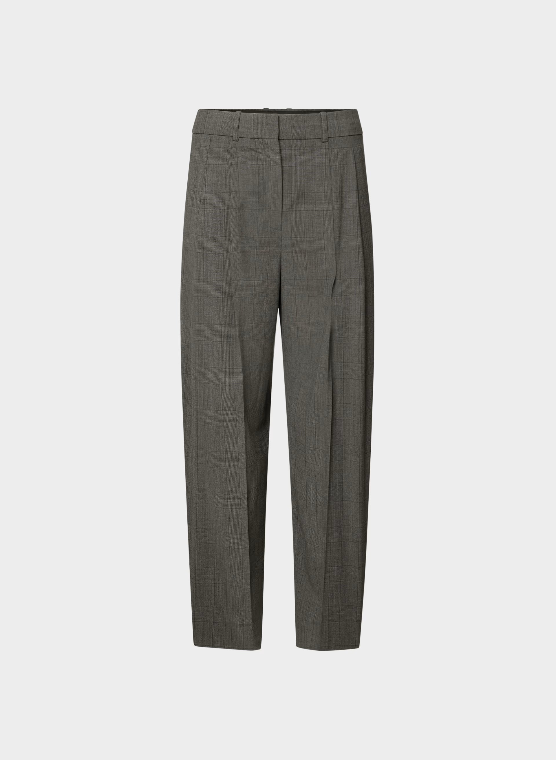 Milieu Wool Pant - HTR CHARCOAL/ HTR BLK