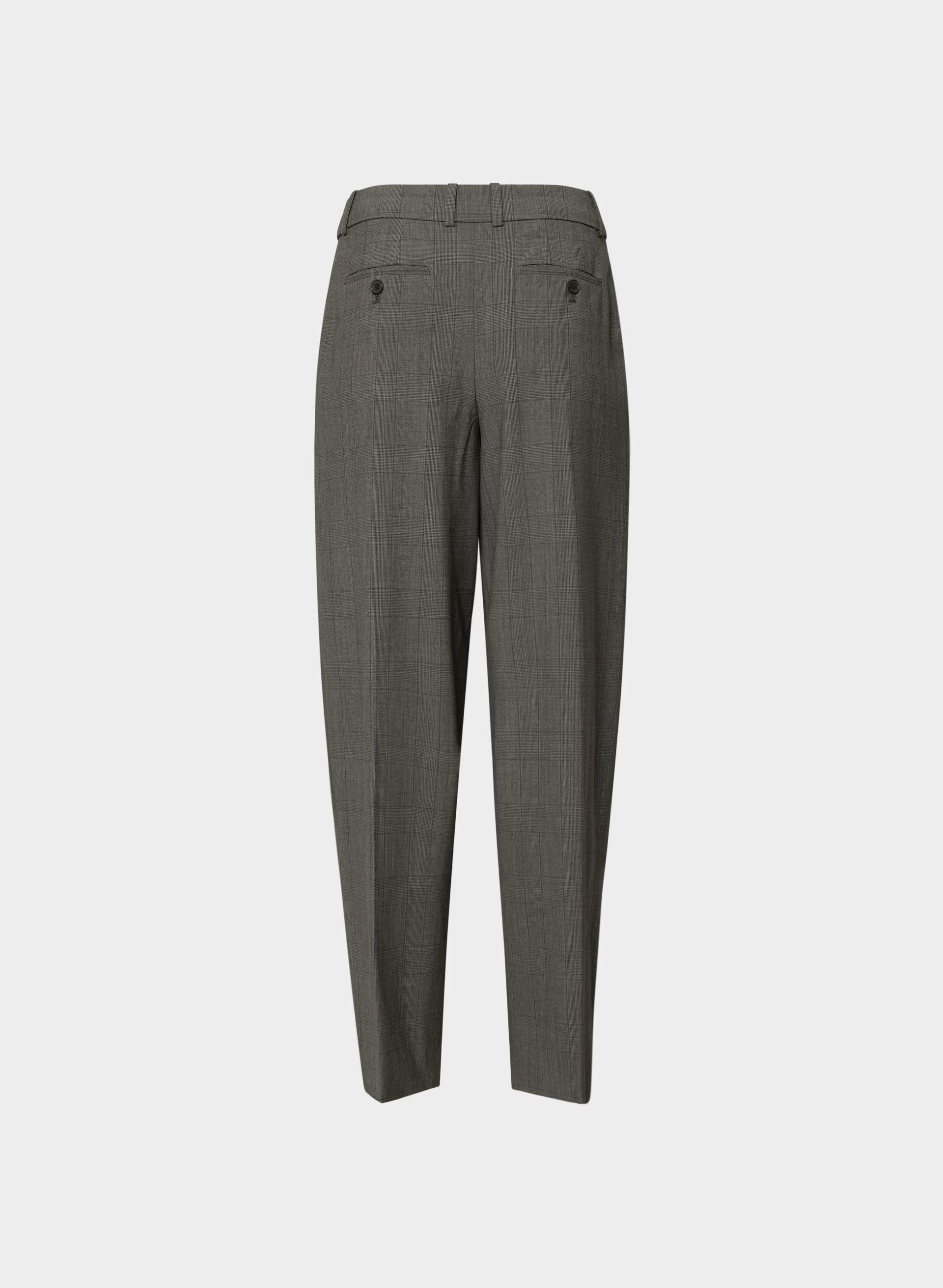 Milieu Wool Pant - HTR CHARCOAL/ HTR BLK