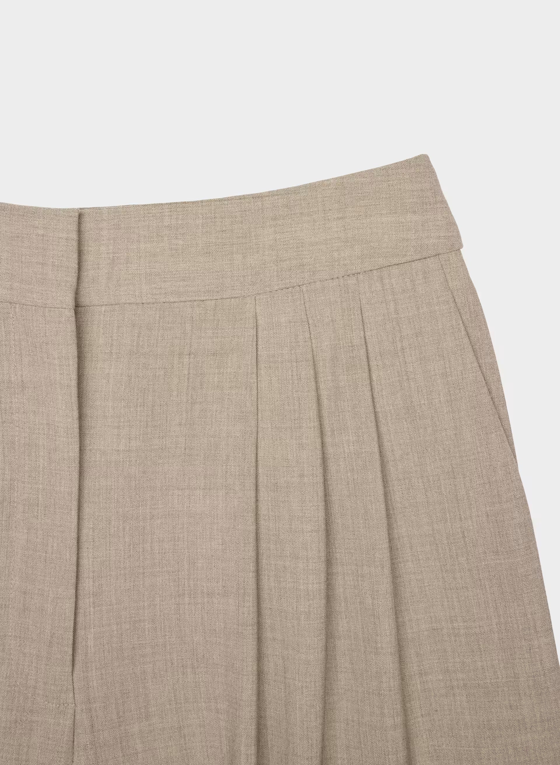 Objective Wool Pant - HEATHER NOMAD TAUPE