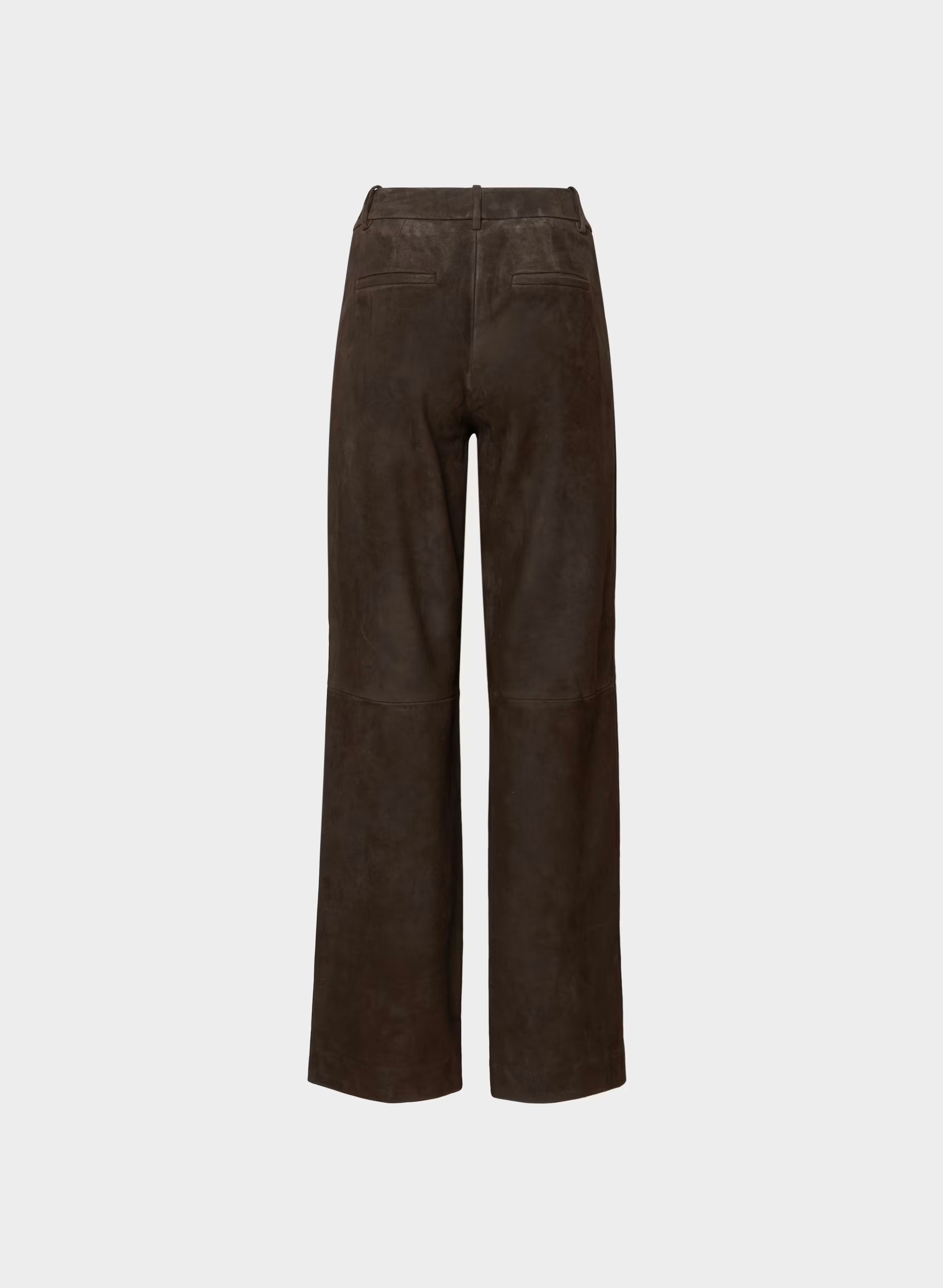 Vivian Pant - Suede - CACAO NIB BROWN