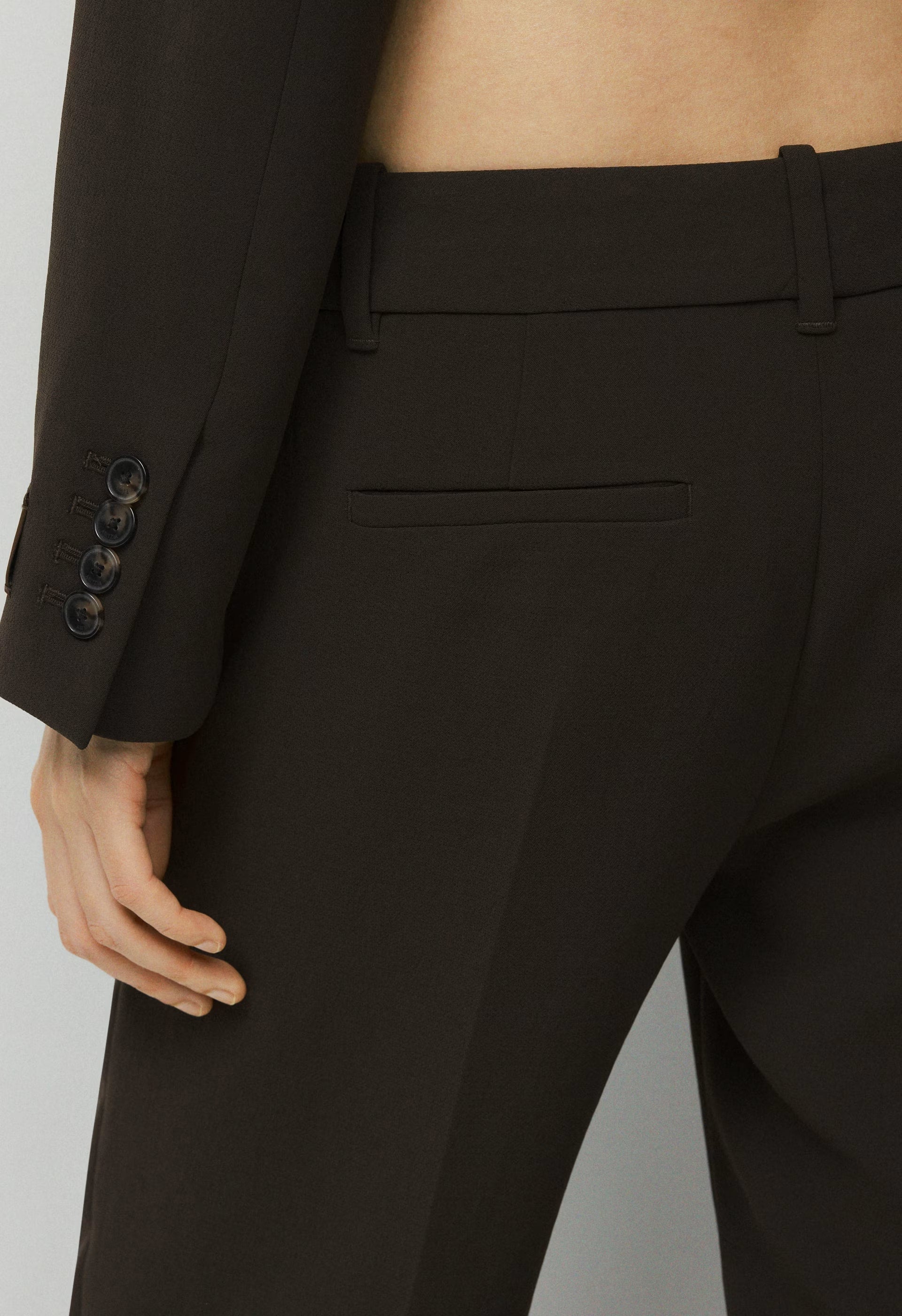 Discourse Pant - Crepette™ - CACAO NIB BROWN