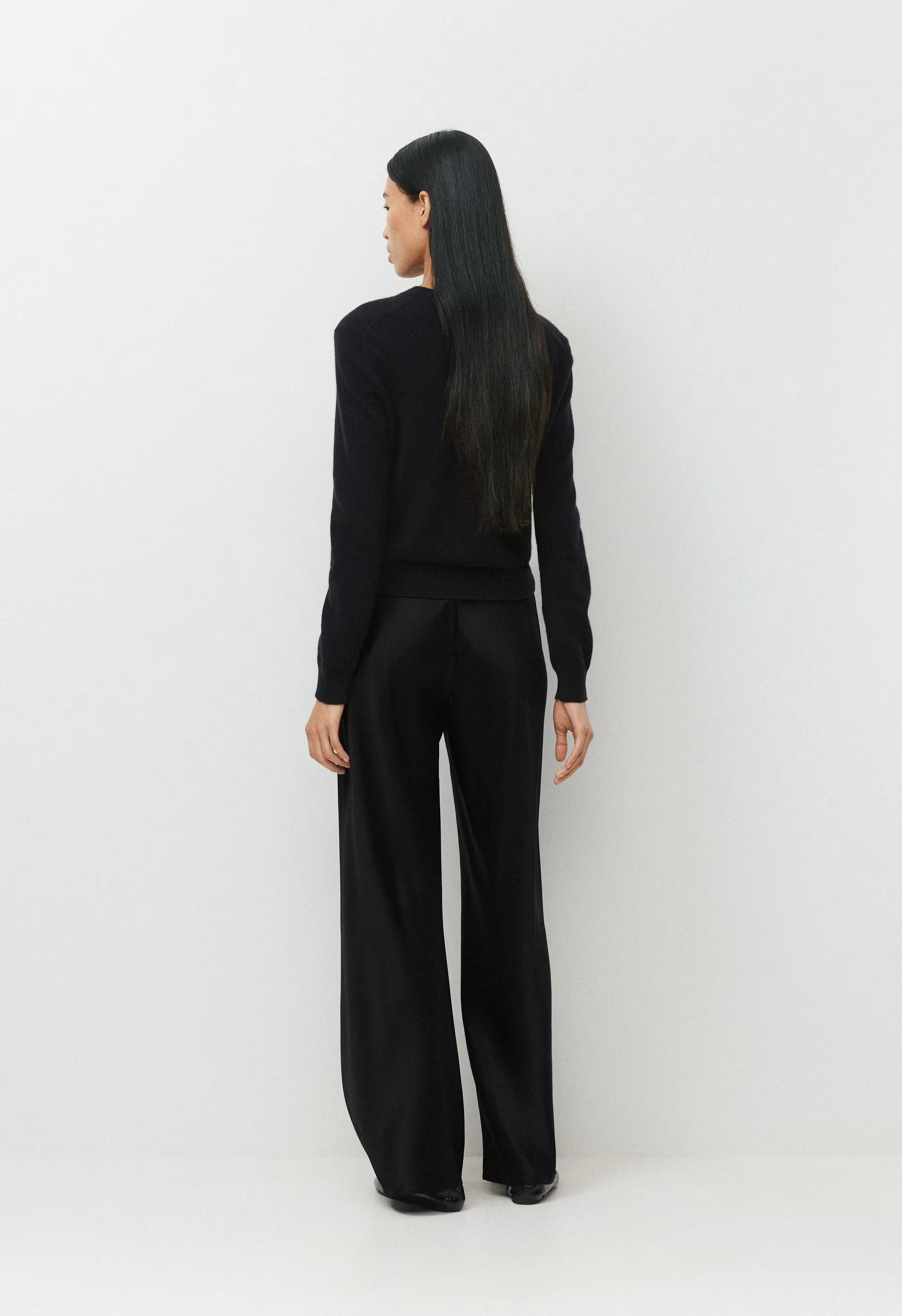 Express Silk Pant - BLACK
