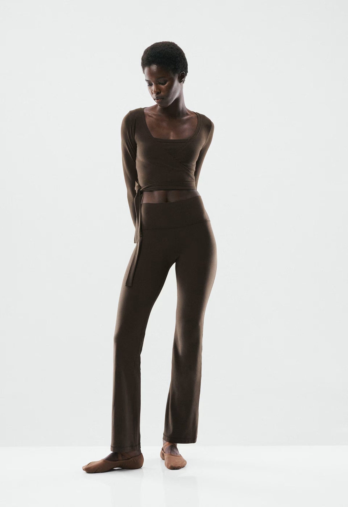 Butter Cheeky Hi-Rise Bootcut 32 Legging - CACAO NIB BROWN