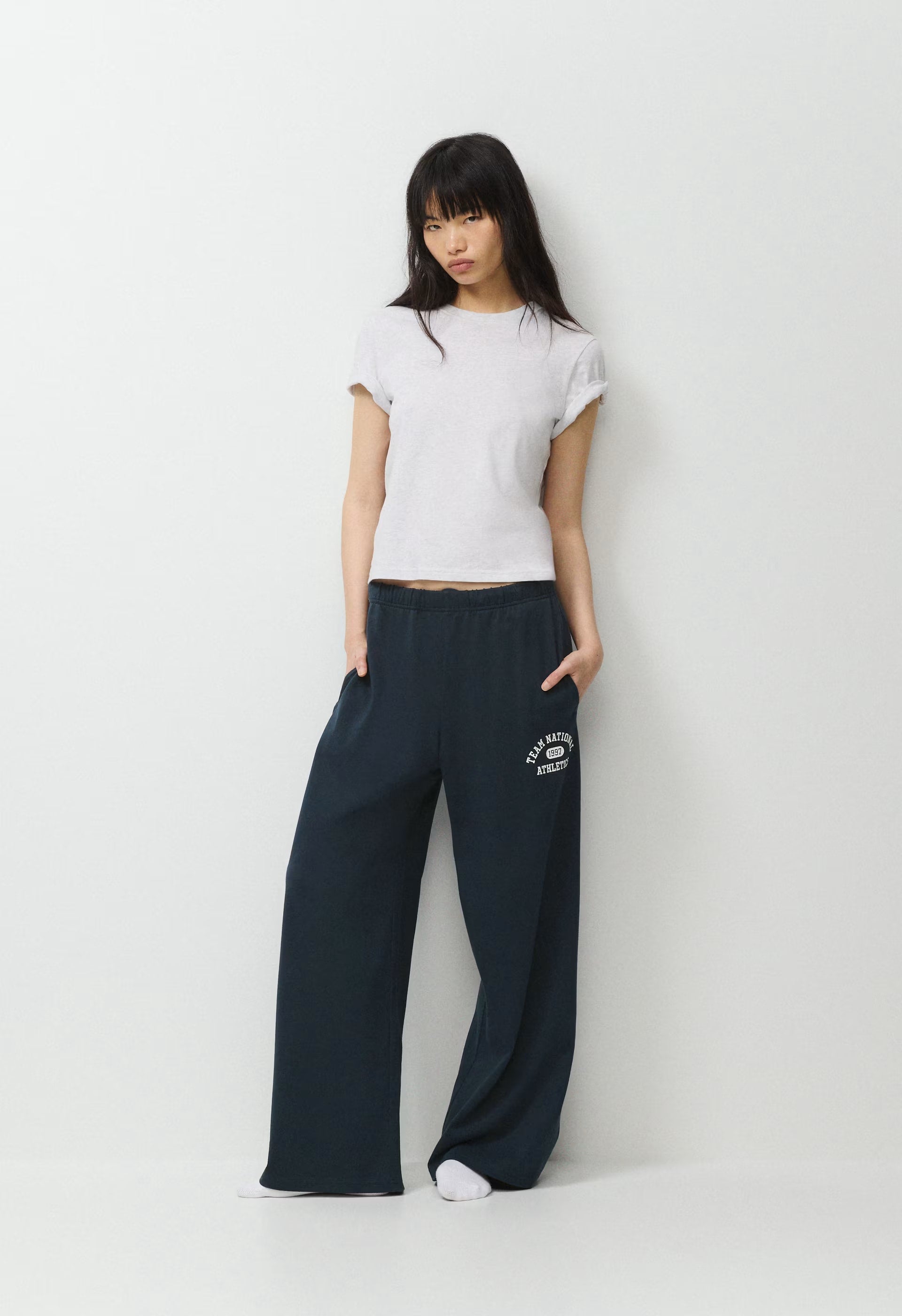 Mighty Cotton™ County Pant - HEATHER CHROME/AD NAVY