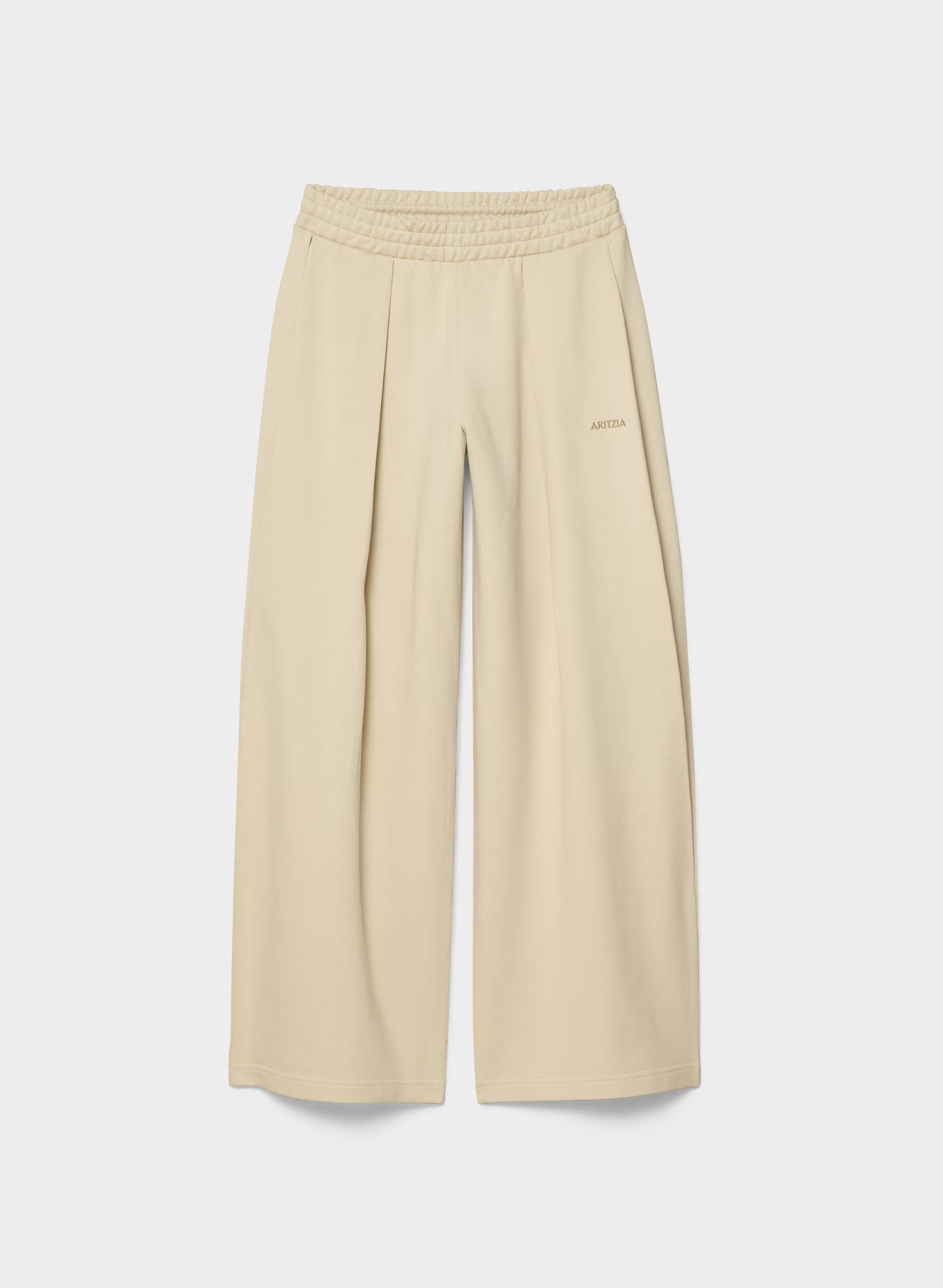 Terry Sweatfleece Mega Pleated Sweatpant - MULLEIN