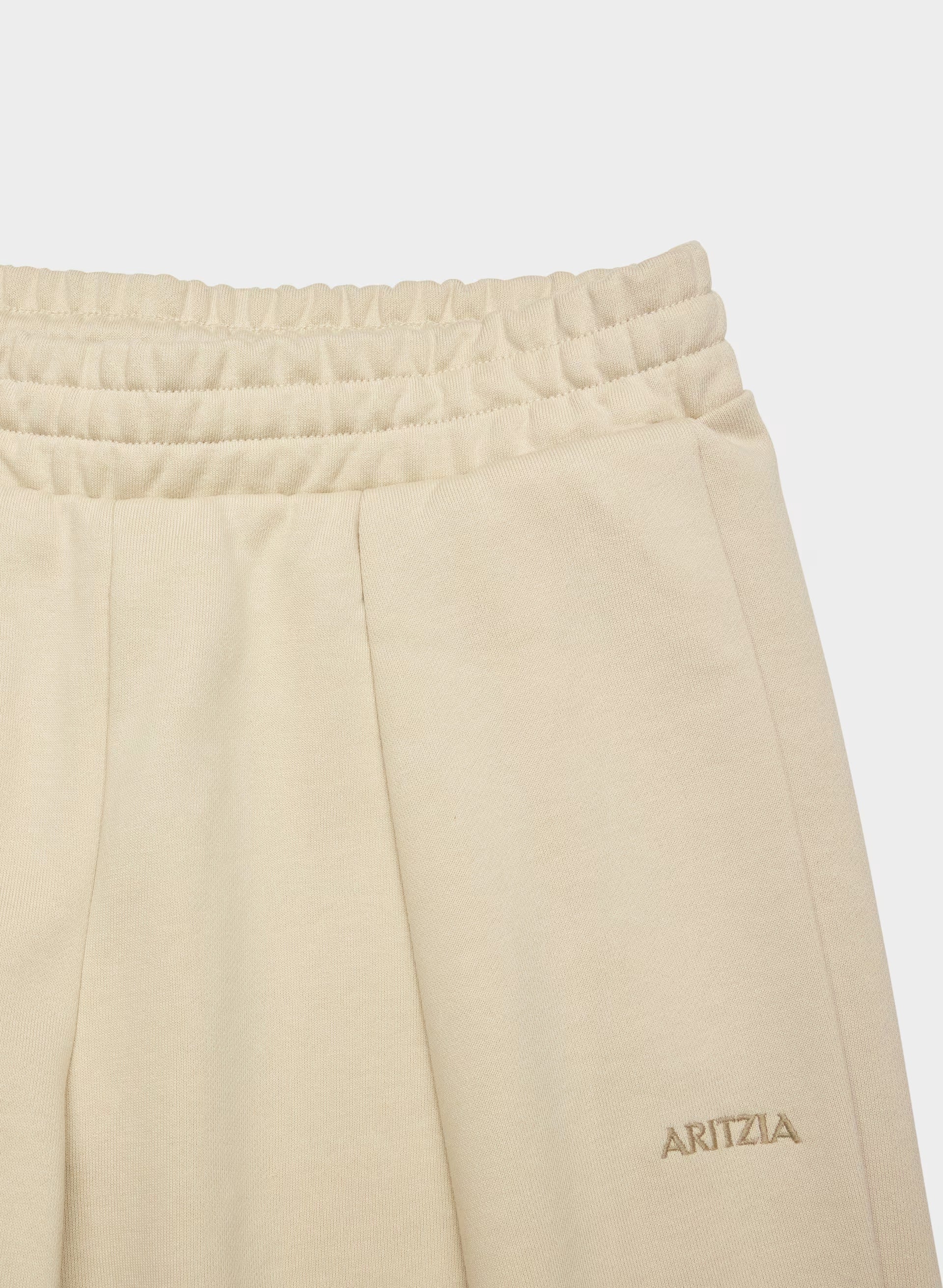 Terry Sweatfleece Mega Pleated Sweatpant - MULLEIN