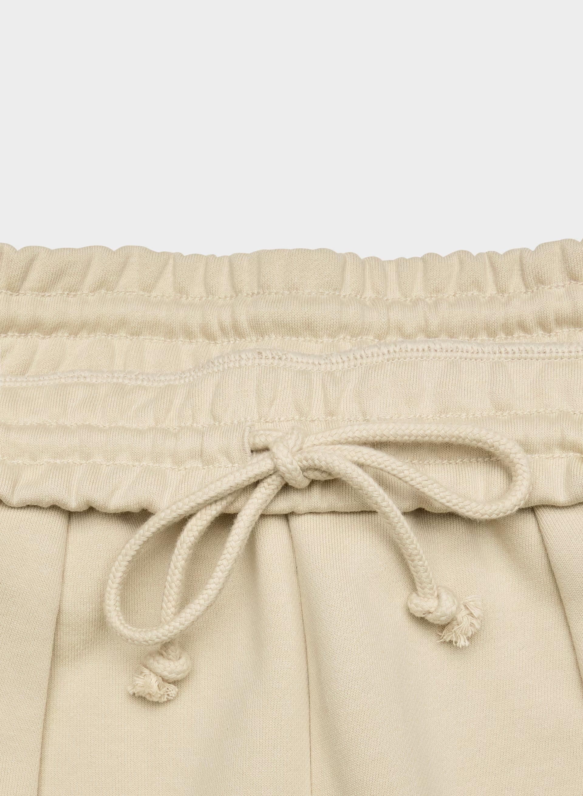 Terry Sweatfleece Mega Pleated Sweatpant - MULLEIN