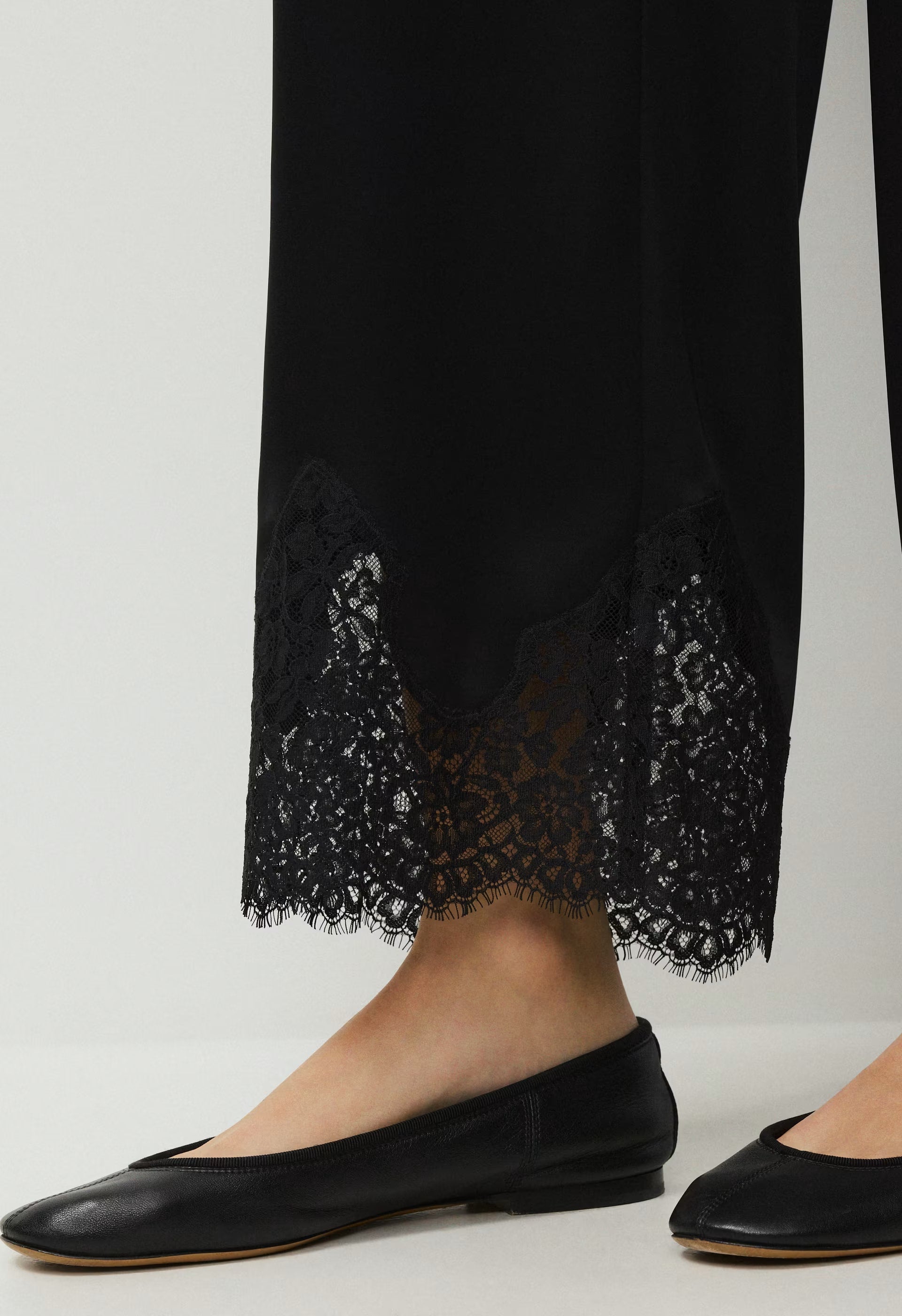 Archway Satin Pant - BLACK/BLACK