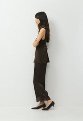 Archway Satin Pant - CC N BROWN/CC NB BROWN