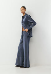 Express Silk Pant - ADMRL NVY/ SSD CRM