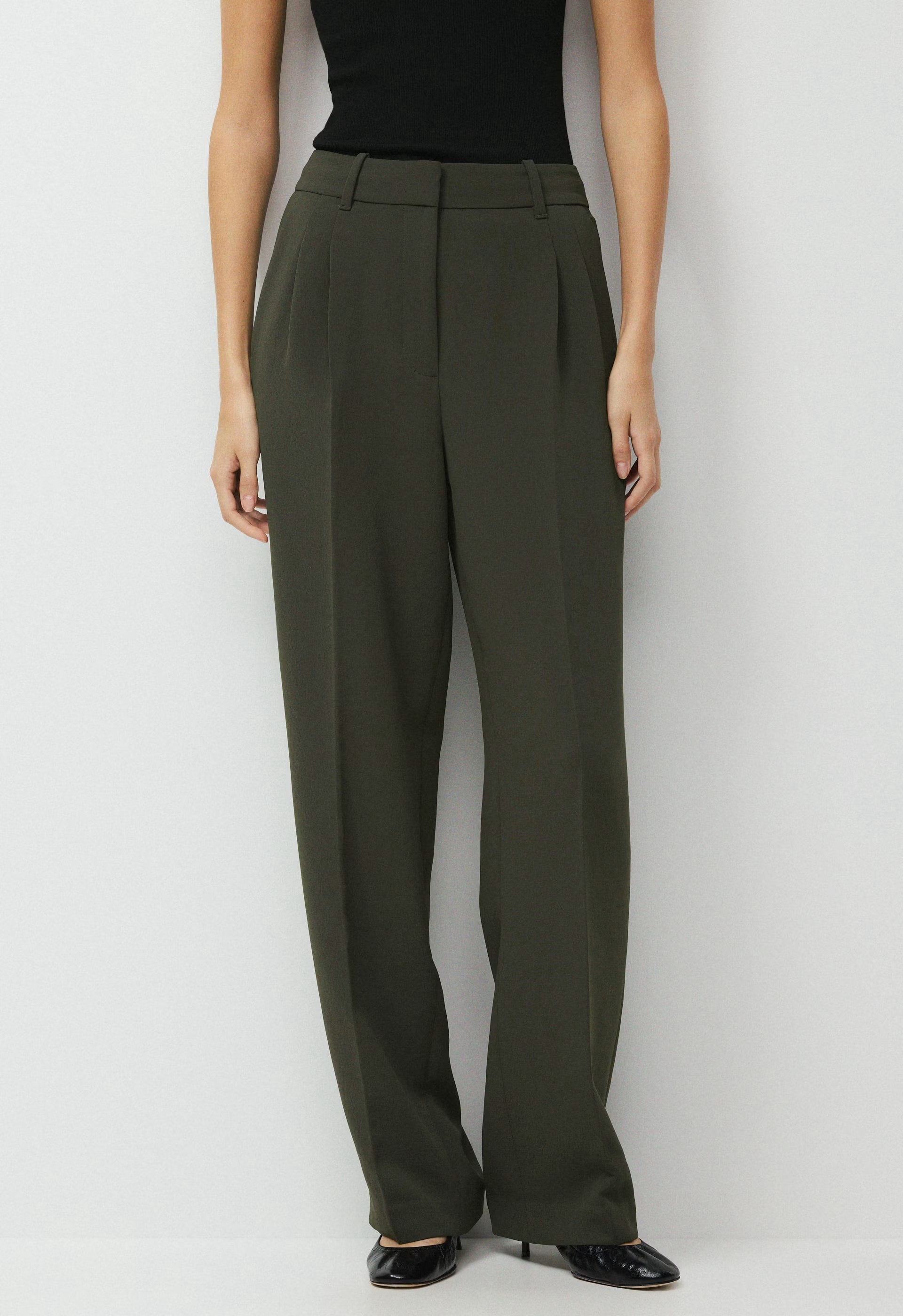 The Effortless Pant™ - Crepette™ - FLINT GREEN