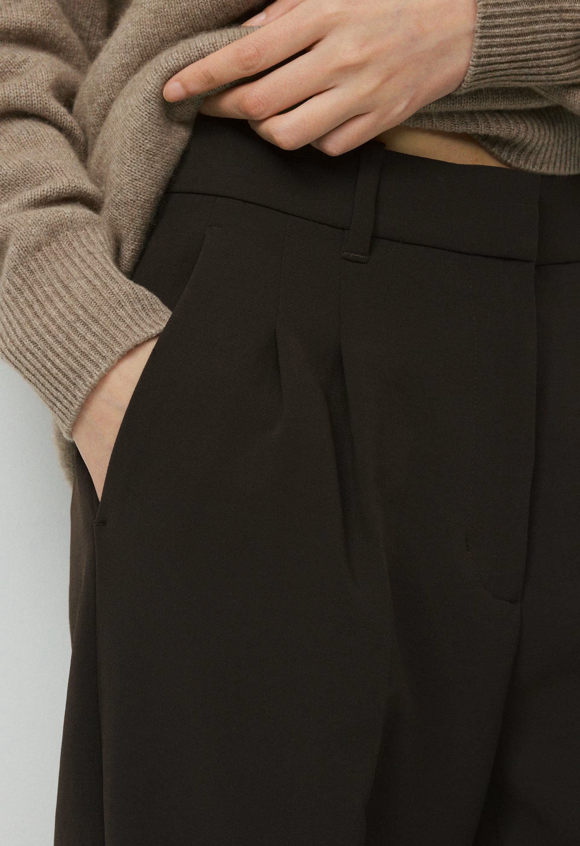 The Effortless Pant™ - Crepette™ - CACAO NIB BROWN