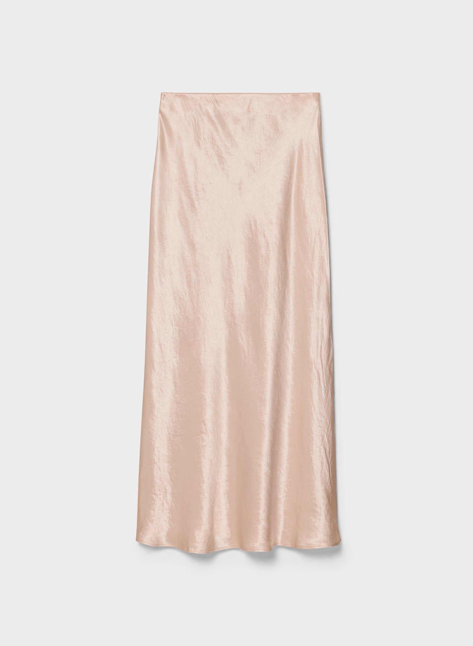 Slip Satin Maxi Skirt - BALLET PINK