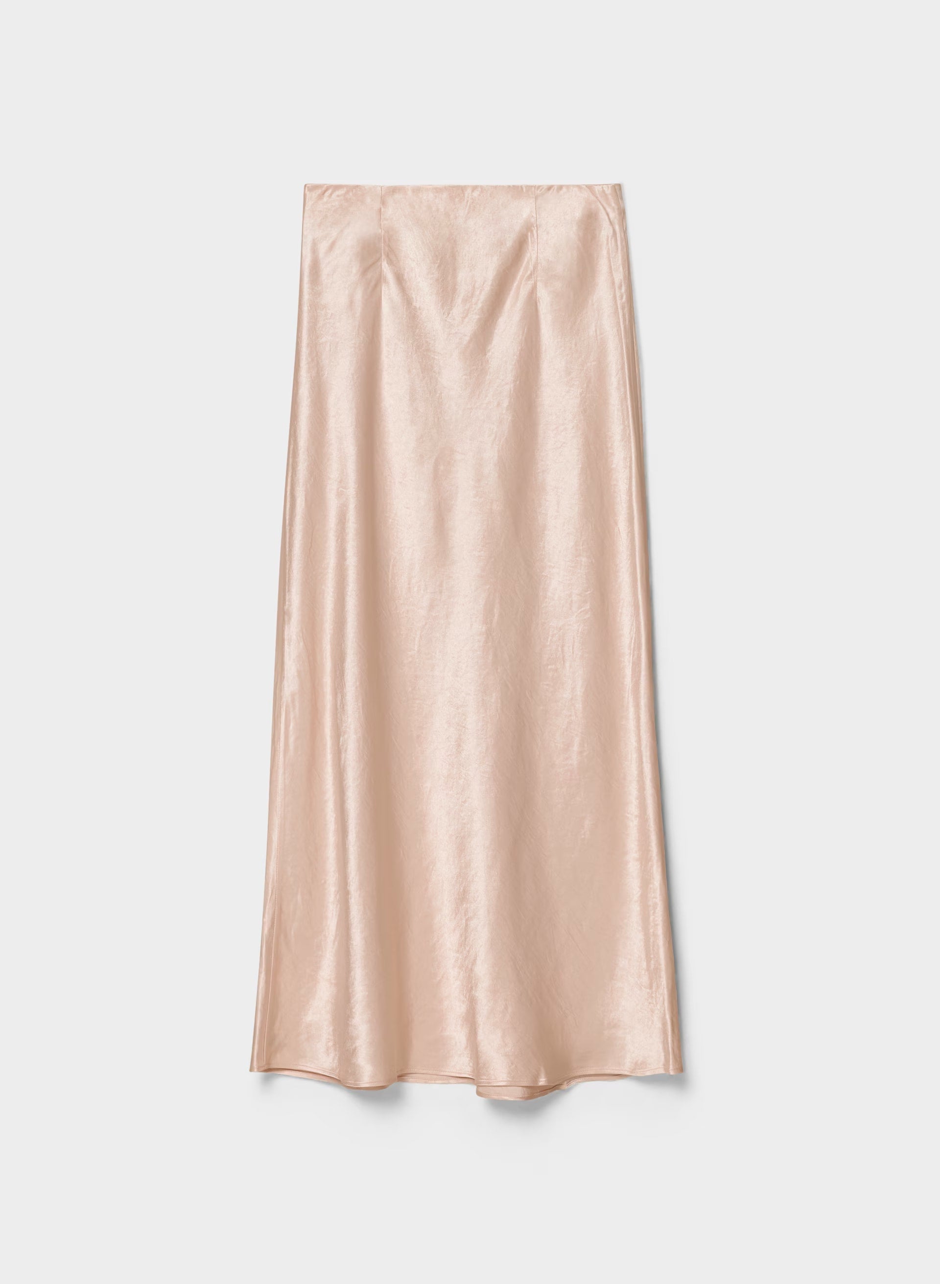 Slip Satin Maxi Skirt - BALLET PINK