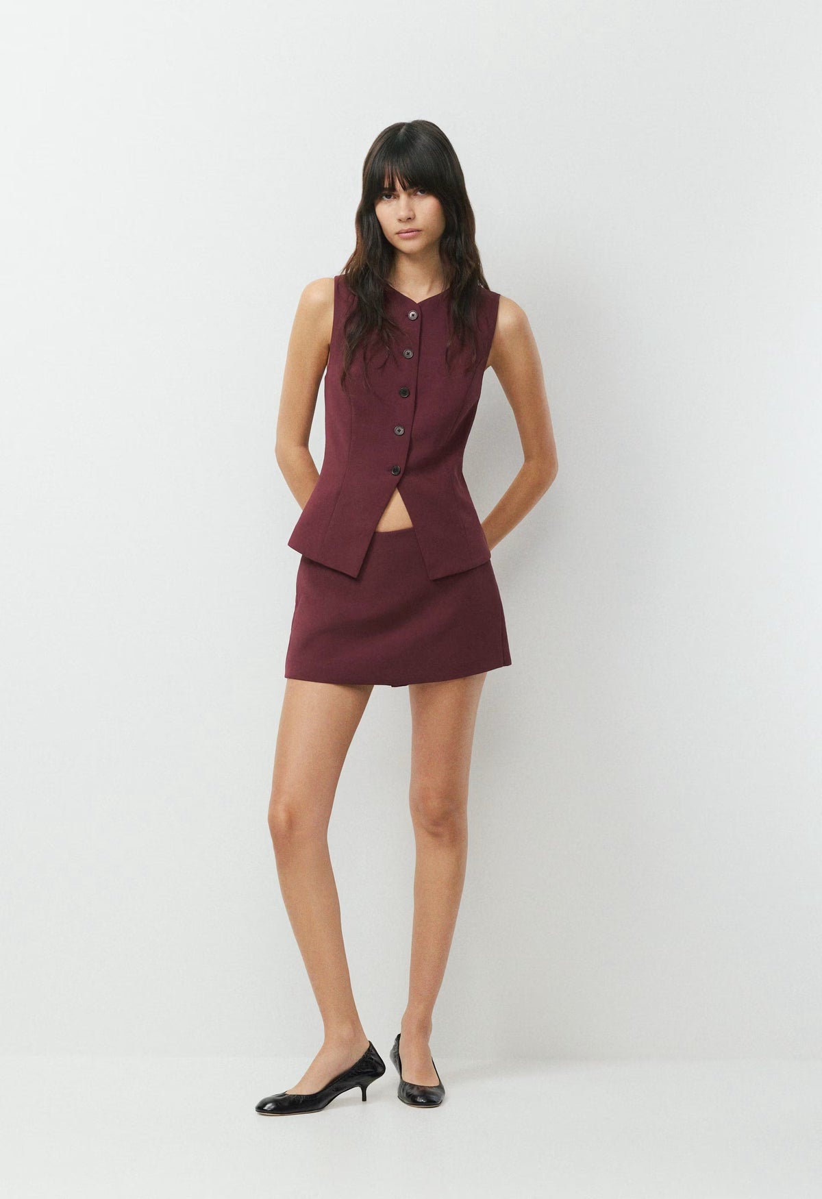 Jewel Skort - Crepette™ - GALA PLUM