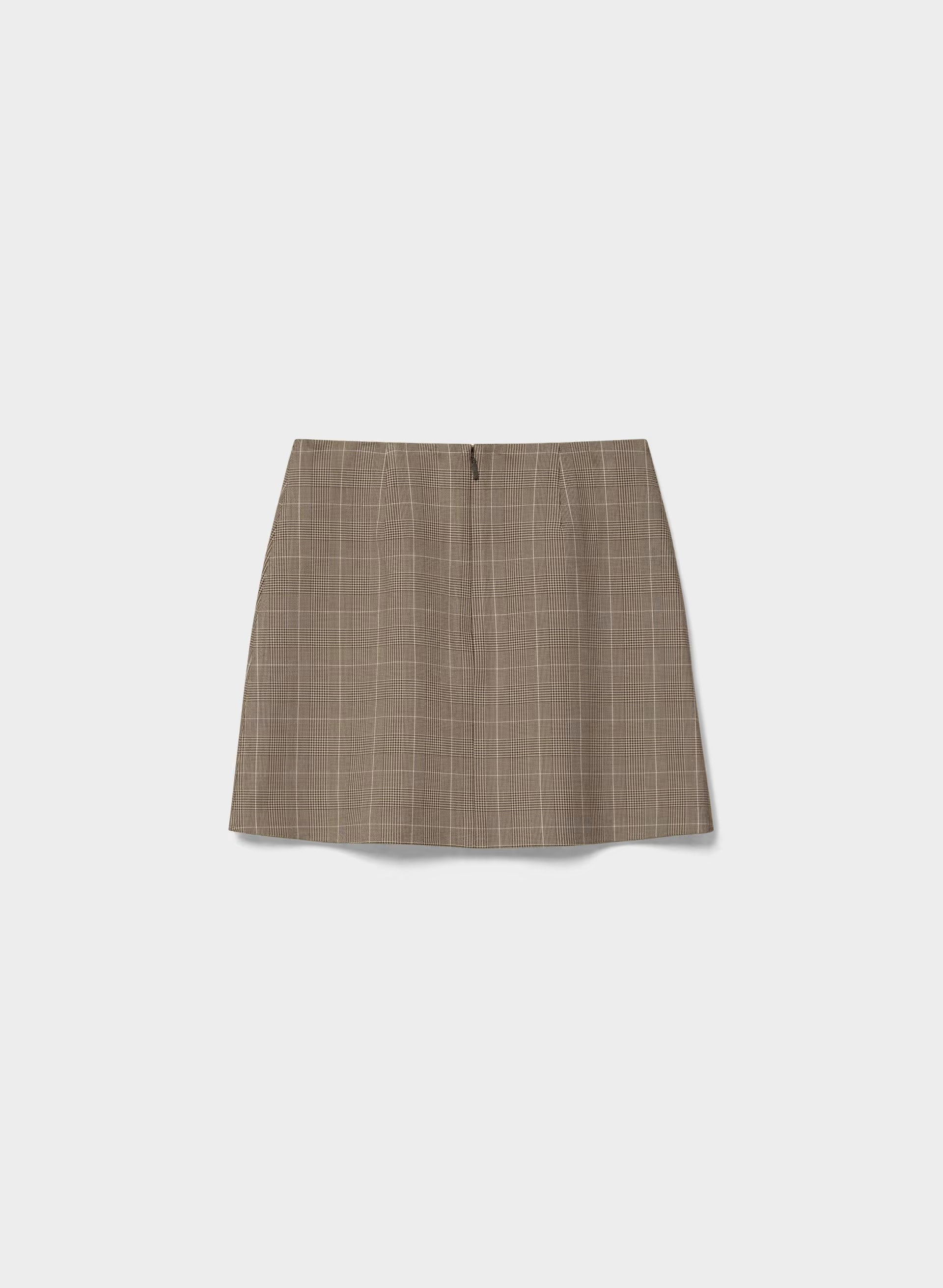 Classic Mini Skirt - ND TUP/RCH MCH BRWN
