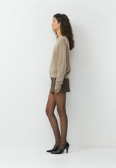 Chisel Micro Skort - Eversential™ - CACAO NIB BRWN/GREY