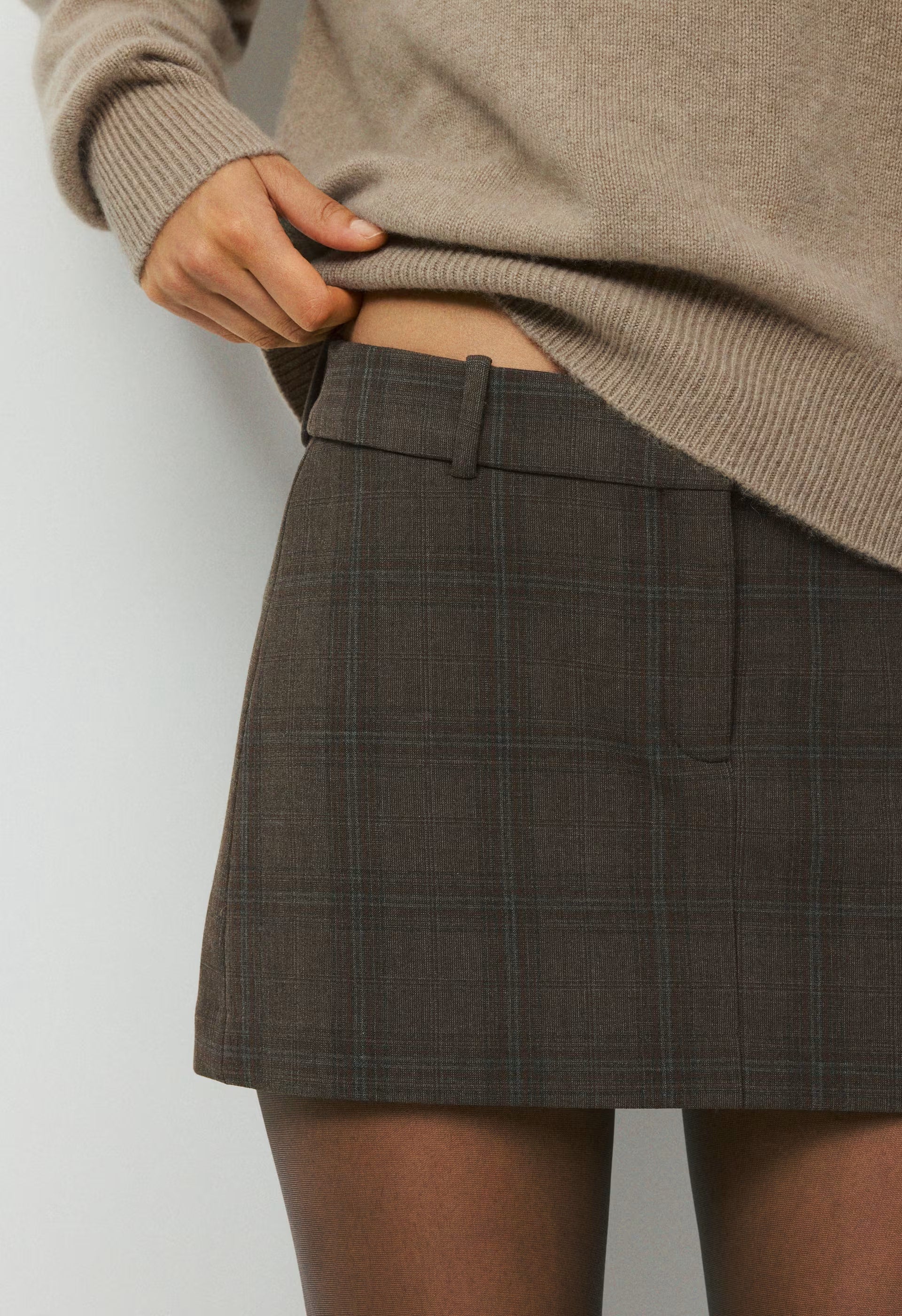 Chisel Micro Skort - Eversential™ - CACAO NIB BRWN/GREY