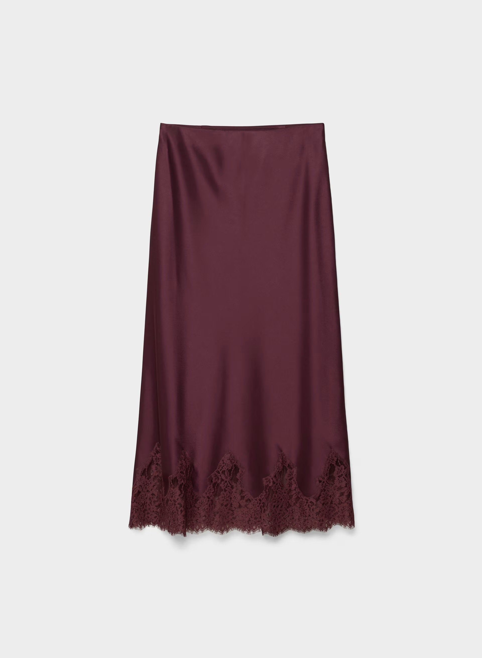 Henrietta Satin Skirt - GALA PLUM/GALA PLUM